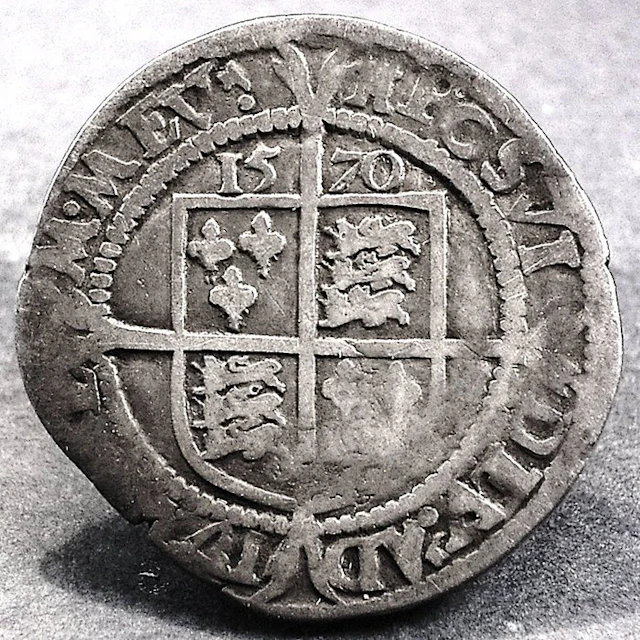 United Kingdom. Elizabeth I (1558-1603). 6 Pence 1570 (No reserve price)