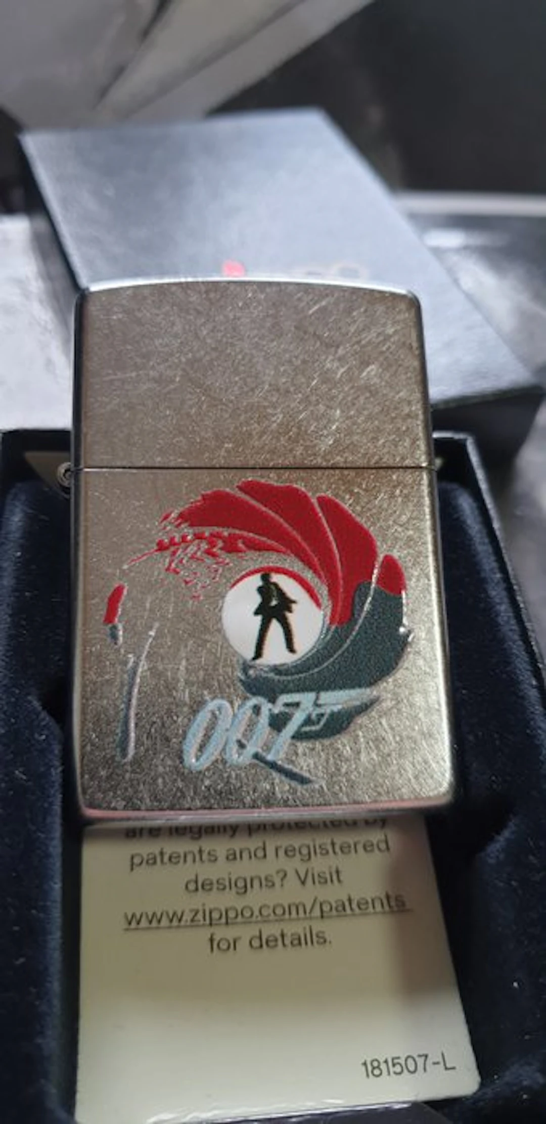 Zippo - Original Zippo Rarität James Bond 007 Black...