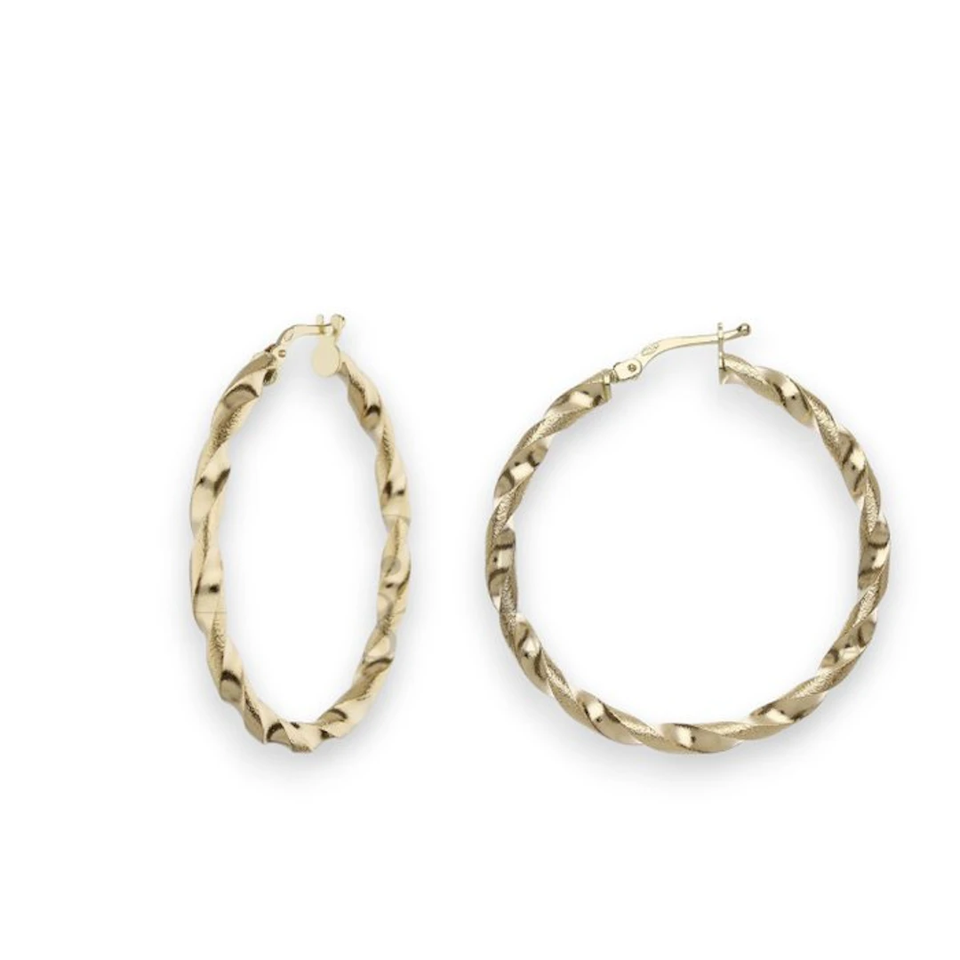 Earrings - 18 kt. Yellow gold - Earrings 18k 3.2g