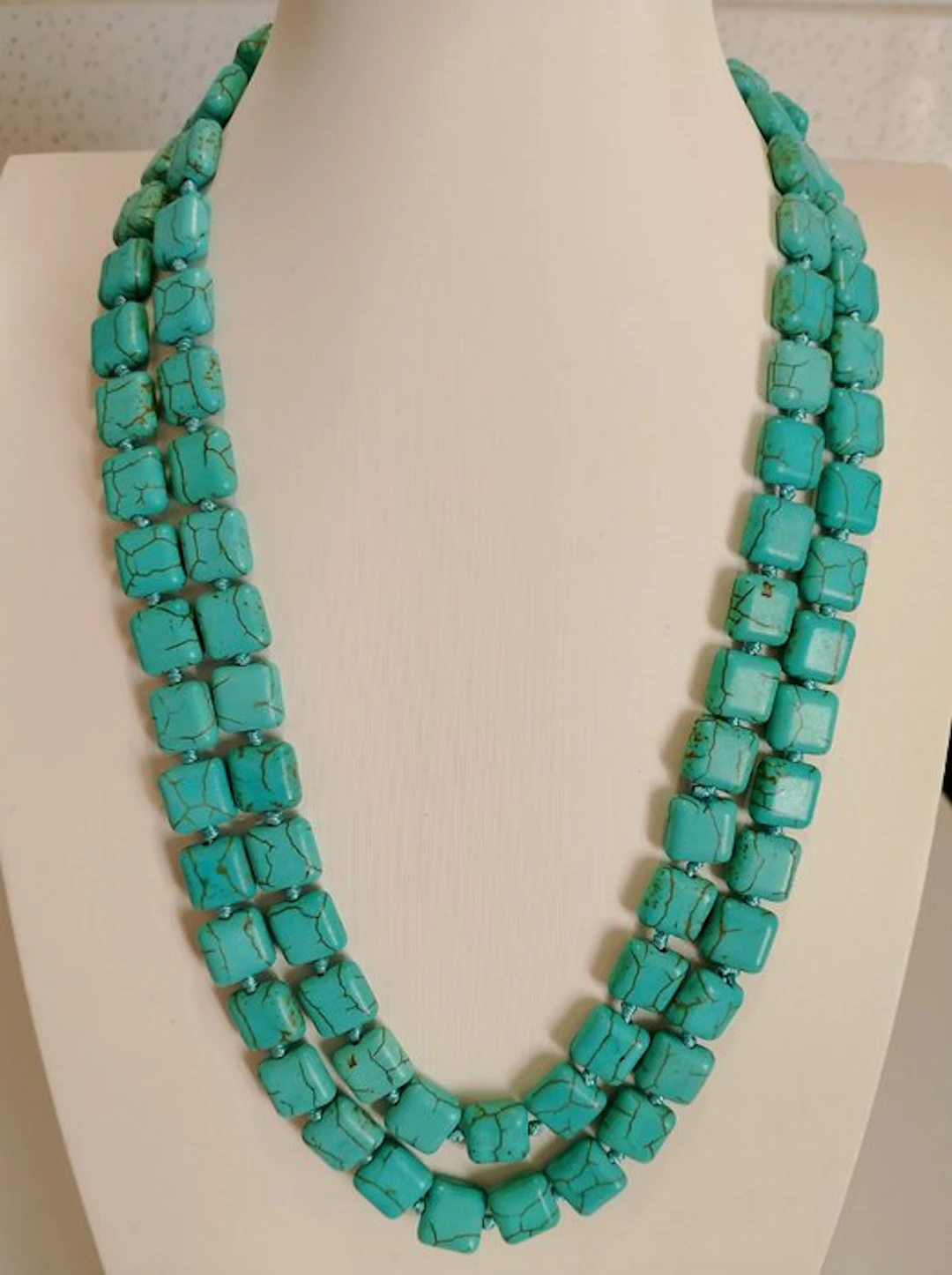 Turquoise - Faith Necklace - Improves the third eye...