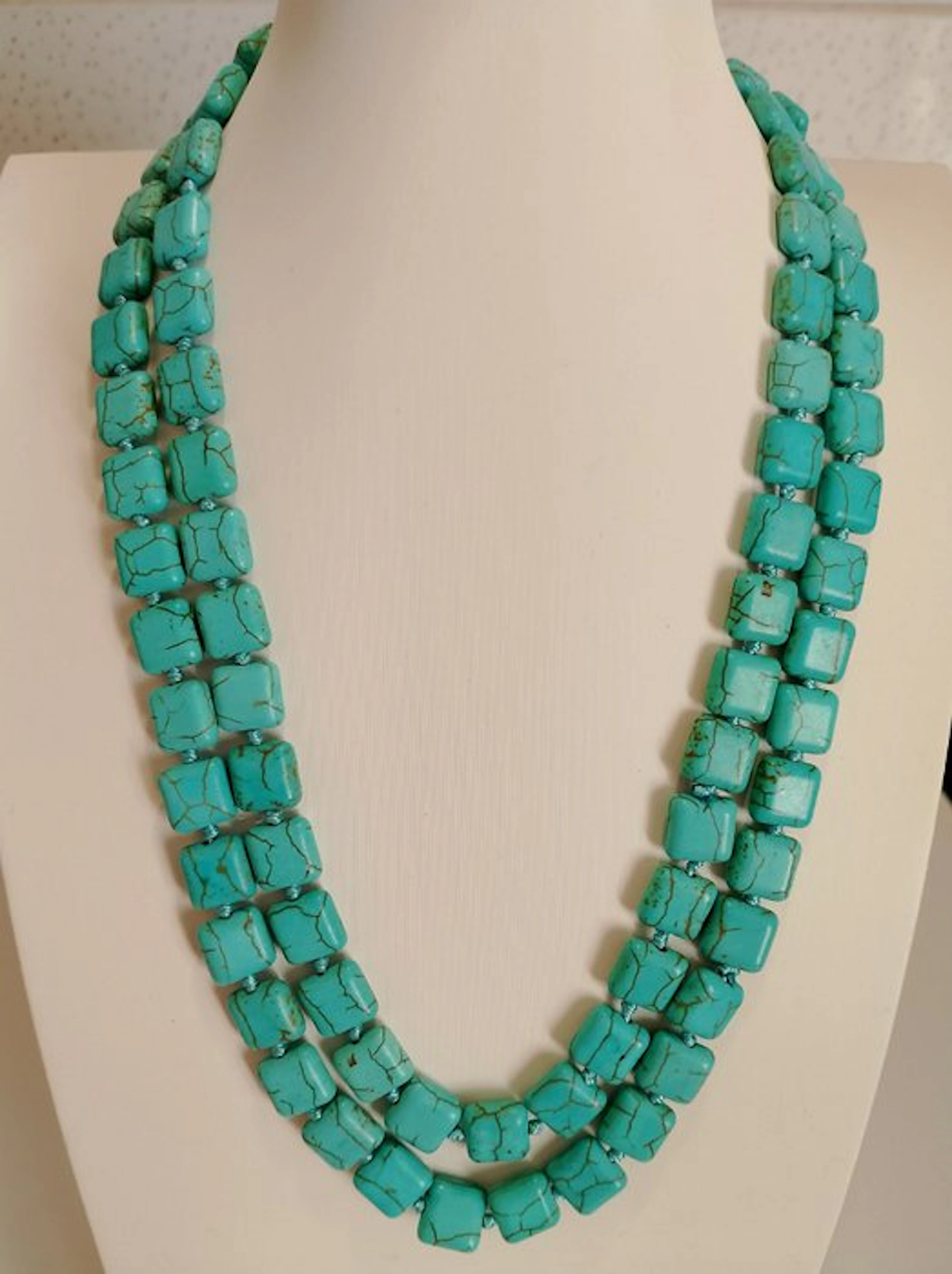 Turquoise - Faith Necklace - Improves the third eye...