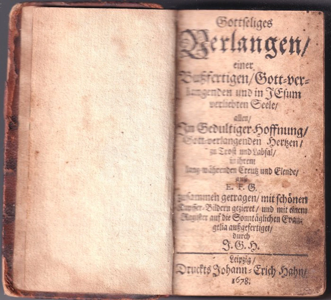 Johann Gottfried Hoffmann - Gottseliges Verlangen
