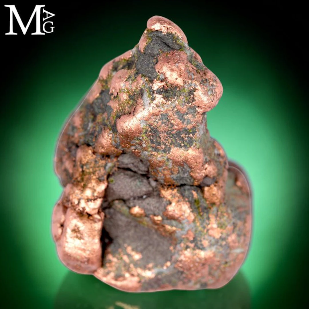Native Copper with a Rich Metallic Luster from the Iconic...