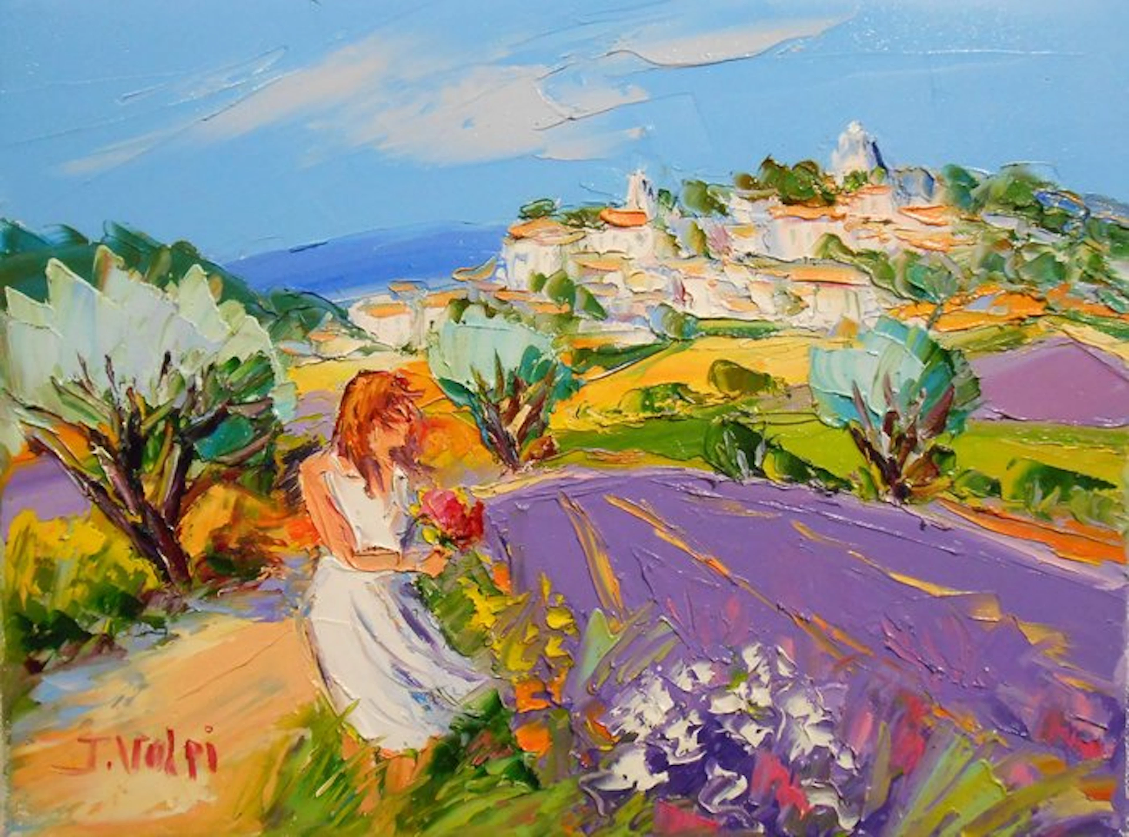 Jacques Volpi (1948) - Eté a Simiane la rotonde - Provence