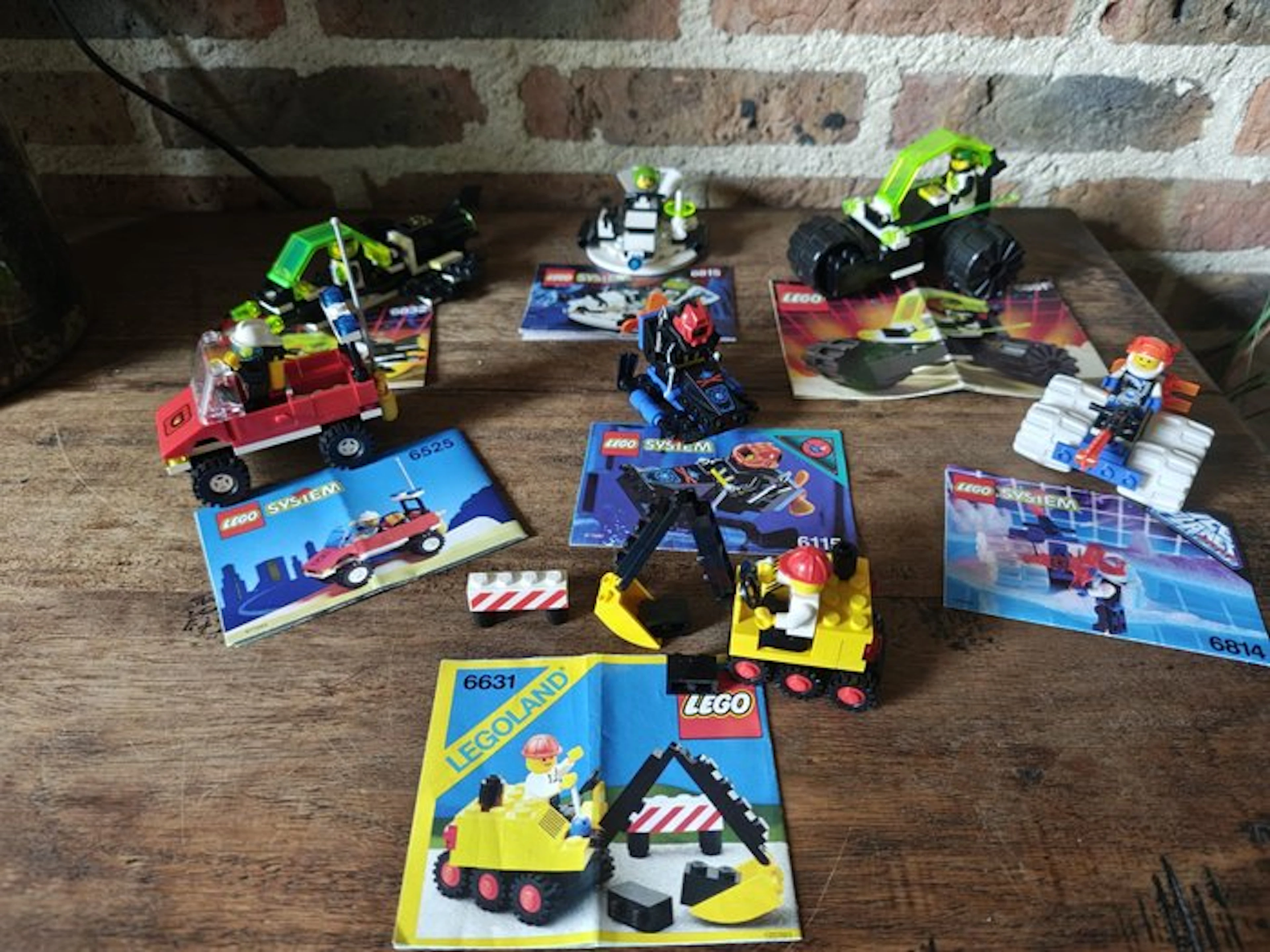 LEGO Set - Space, City, Classic - 6631, 6525, 6832, 6815, 6854, 6115, 6814