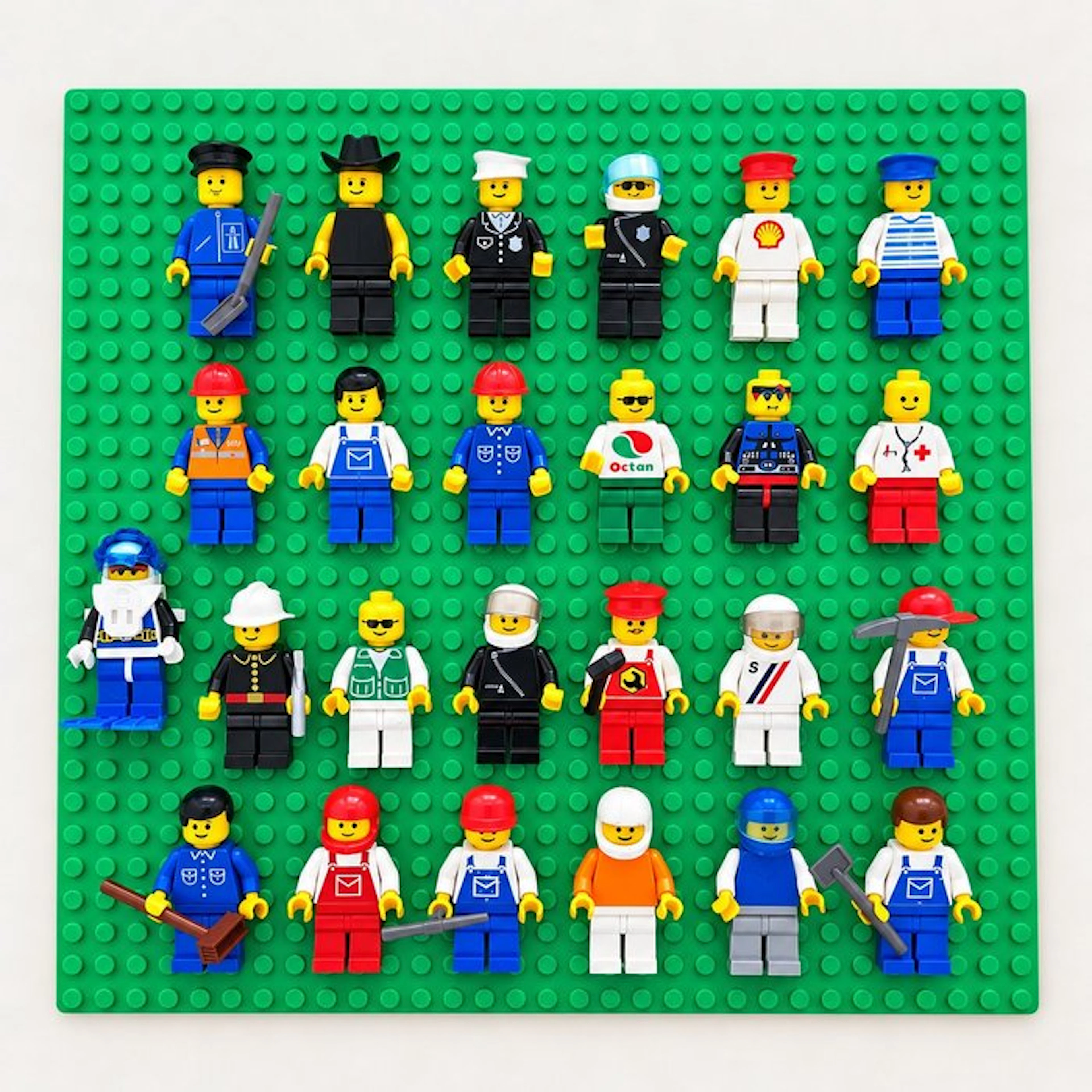 LEGO - Minifigures - 25 LEGO minifiguren - 1980-1990 - Denmark