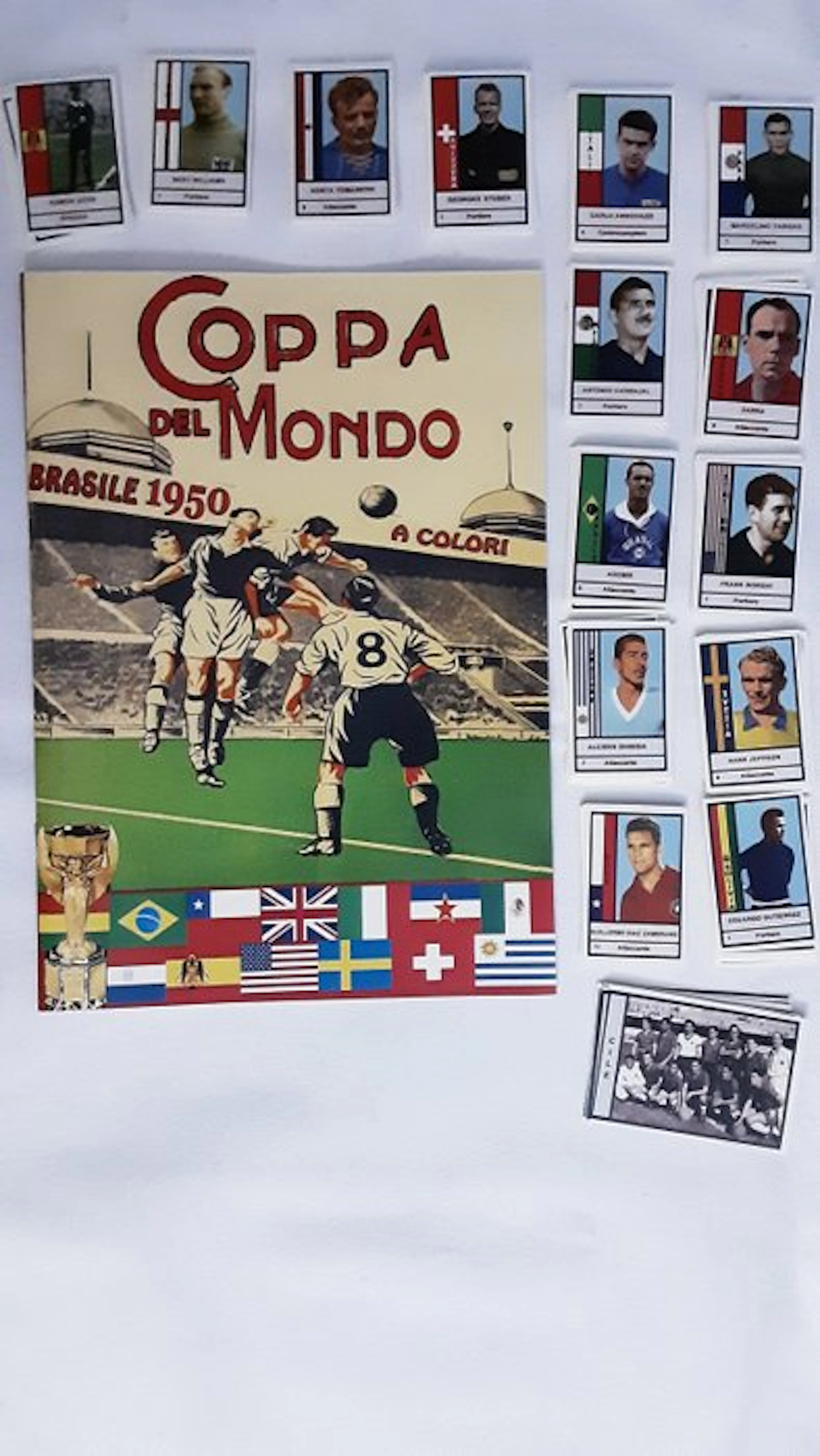 1950 Variant Panini - 1 Empty album + complete loose...