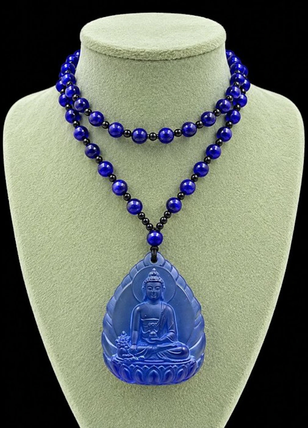 Crystal Buddhist Japa Mala Necklace - Necklace - Necklace