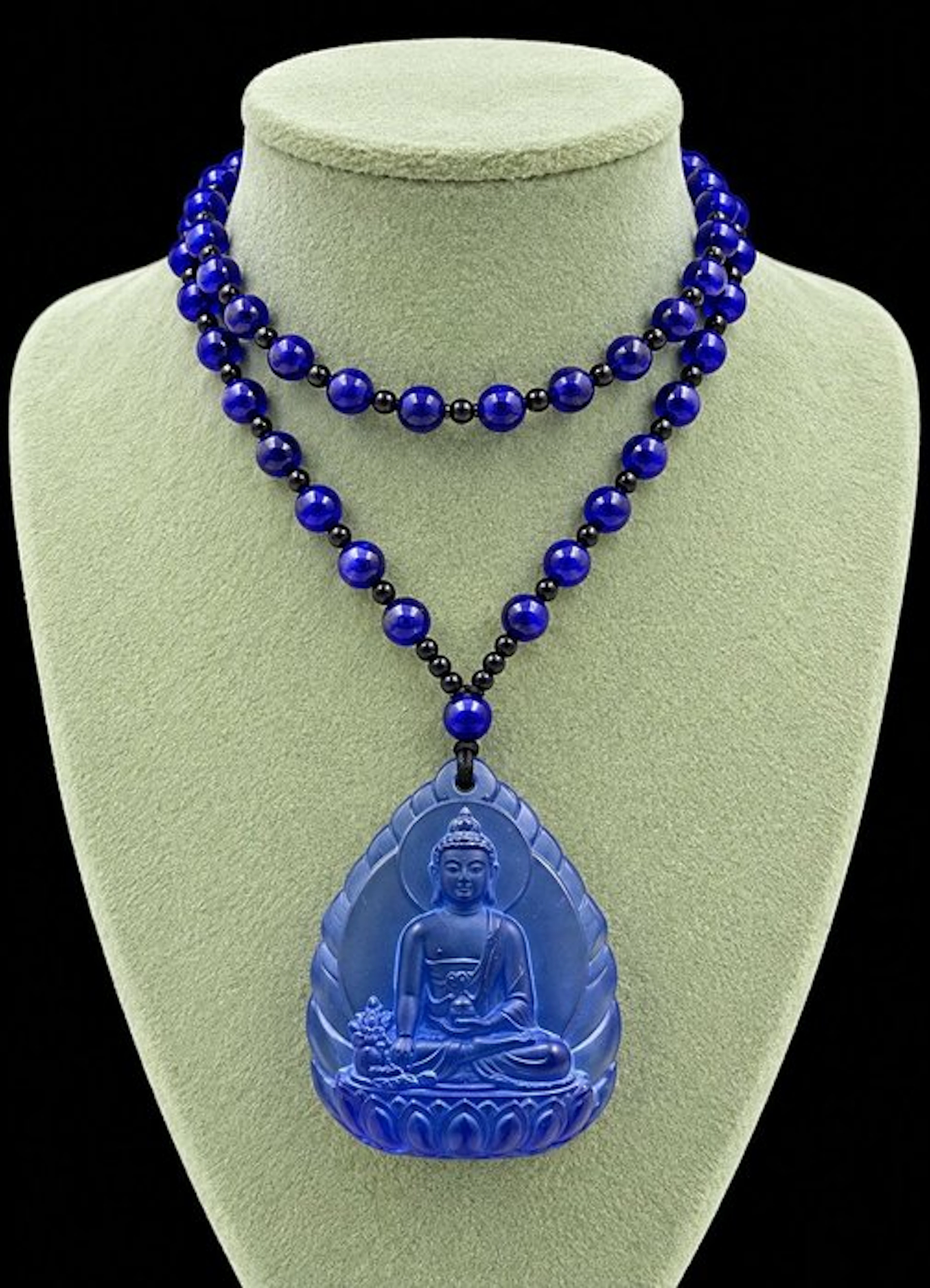 Crystal Buddhist Japa Mala Necklace - Necklace - Necklace