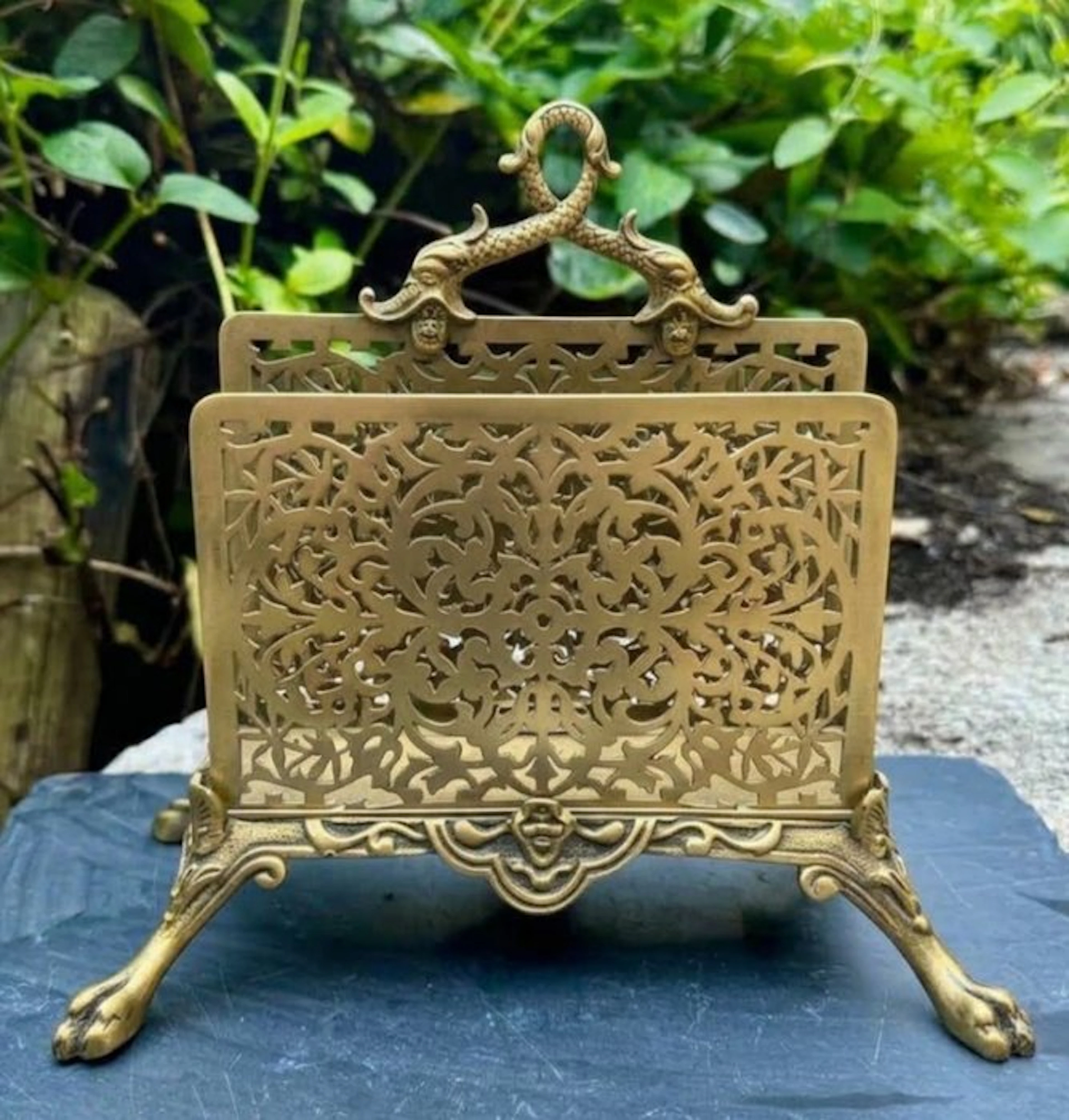 Letter holder - Brass - Napoléon III style