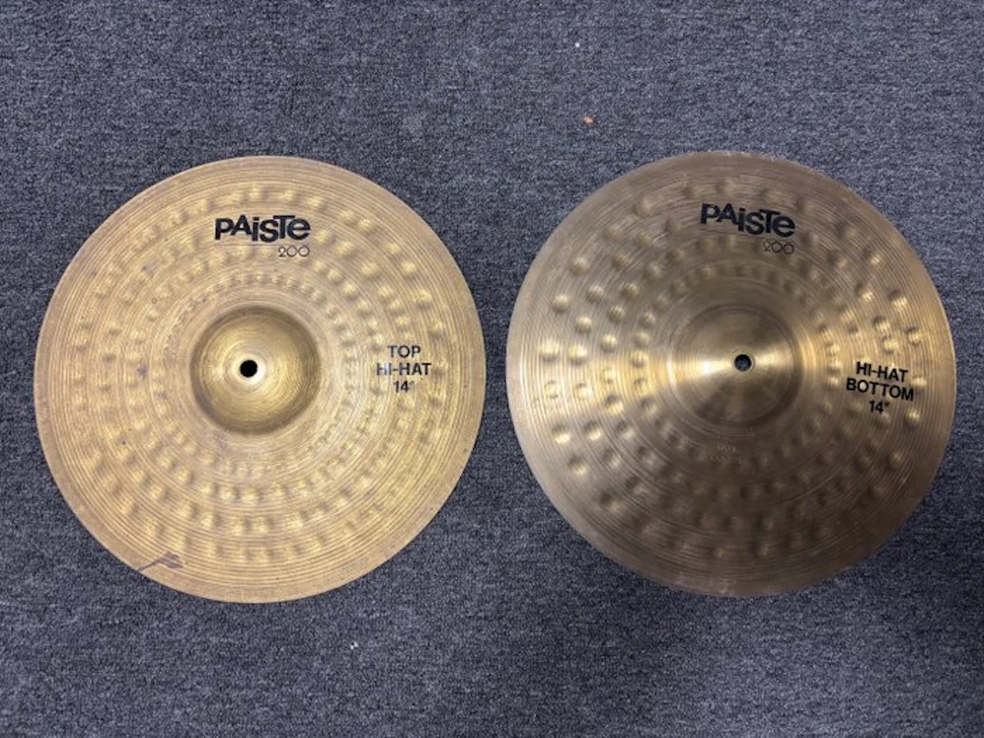 Paiste - 200 - Hi-hat cymbals set (No reserve price)