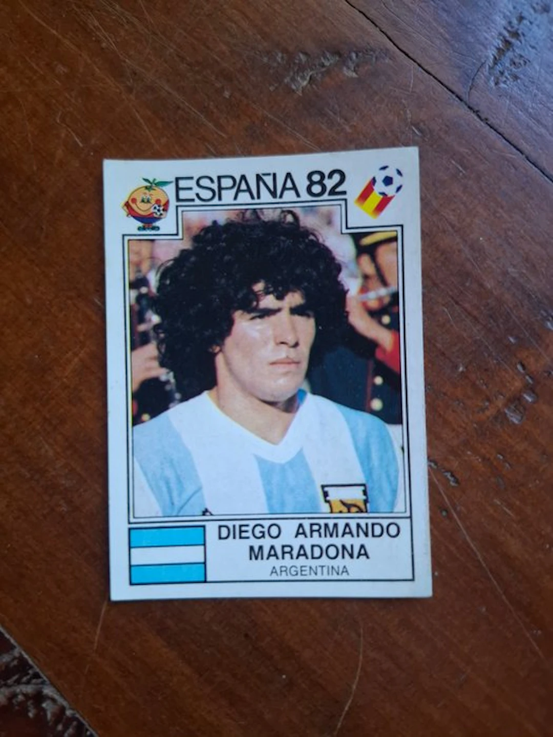 Panini España 82 World Cup Diego Maradona #176 - 1 Sticker - Excellent (EX)