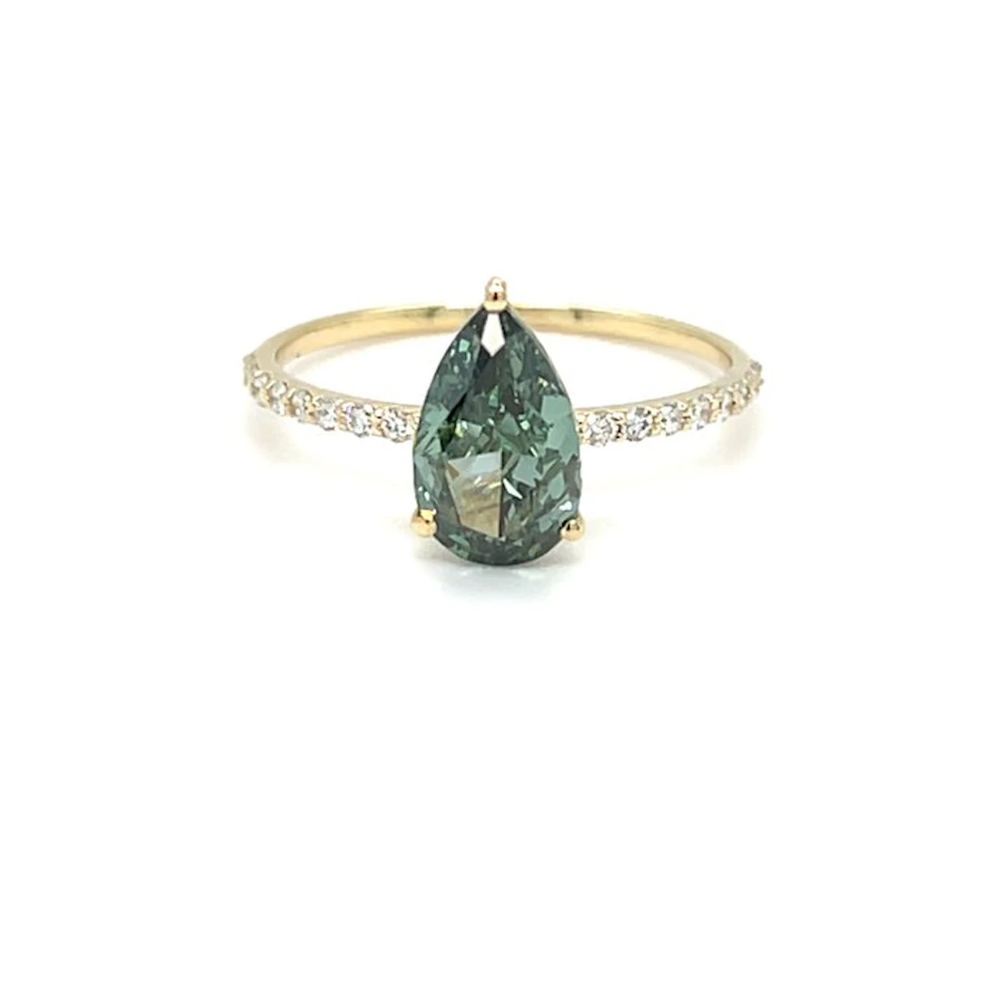 No reserve price - Ring - 14 kt
