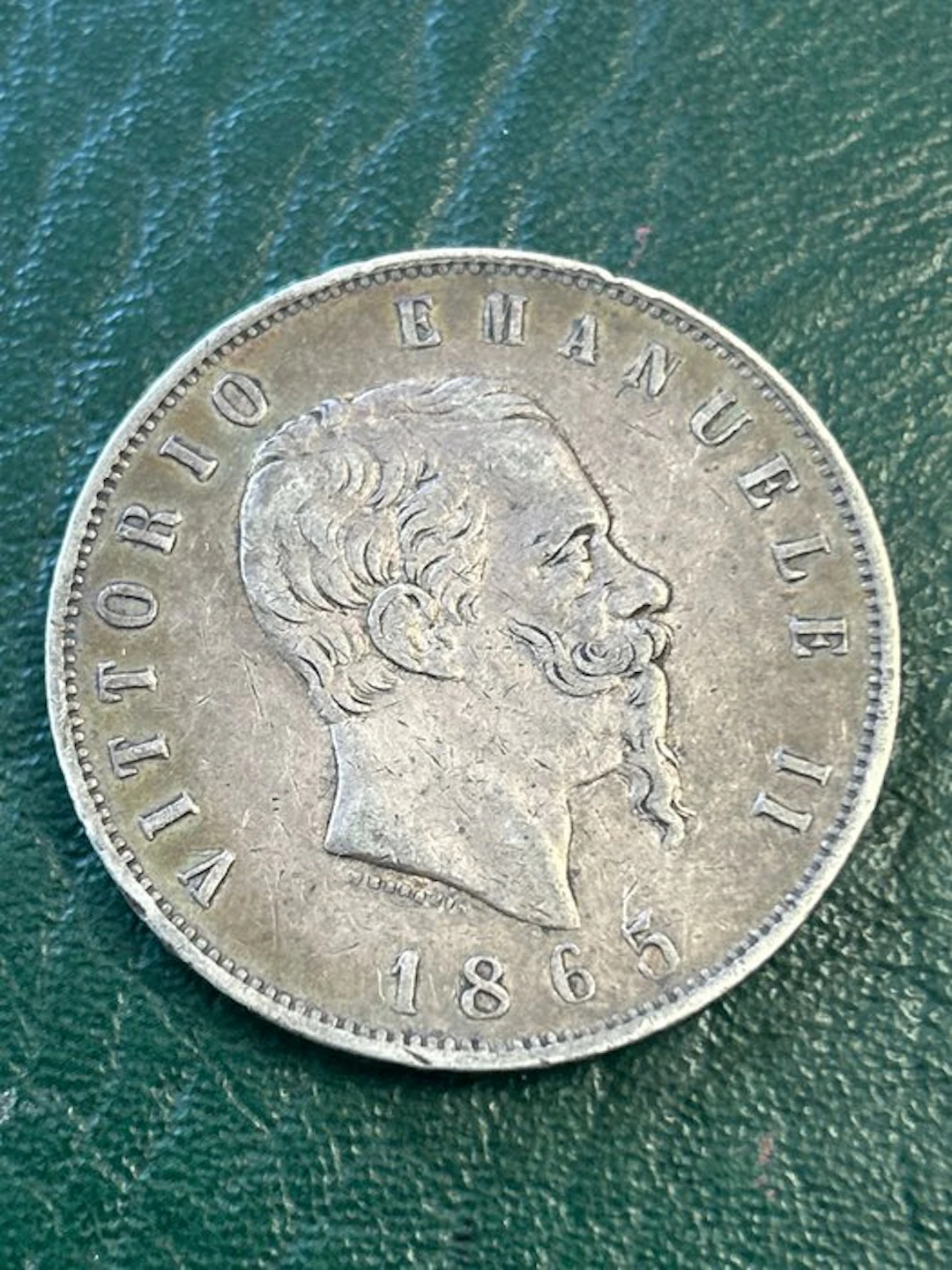 Italy, Kingdom Vittorio Emanuele II. 5 Lire 1865 Napoli (No reserve price)