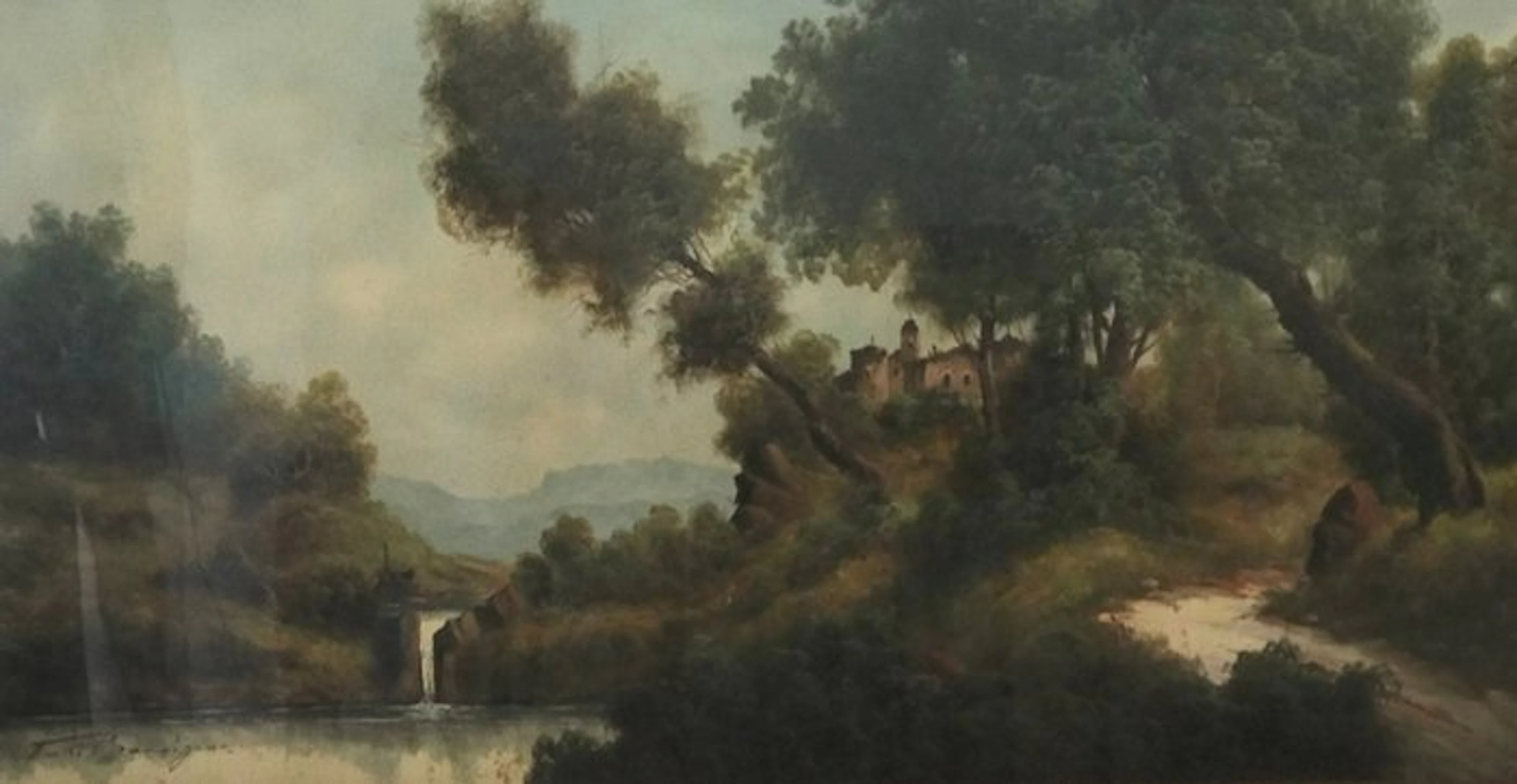Toni Bordignon (1921) - Paesaggio - XL format