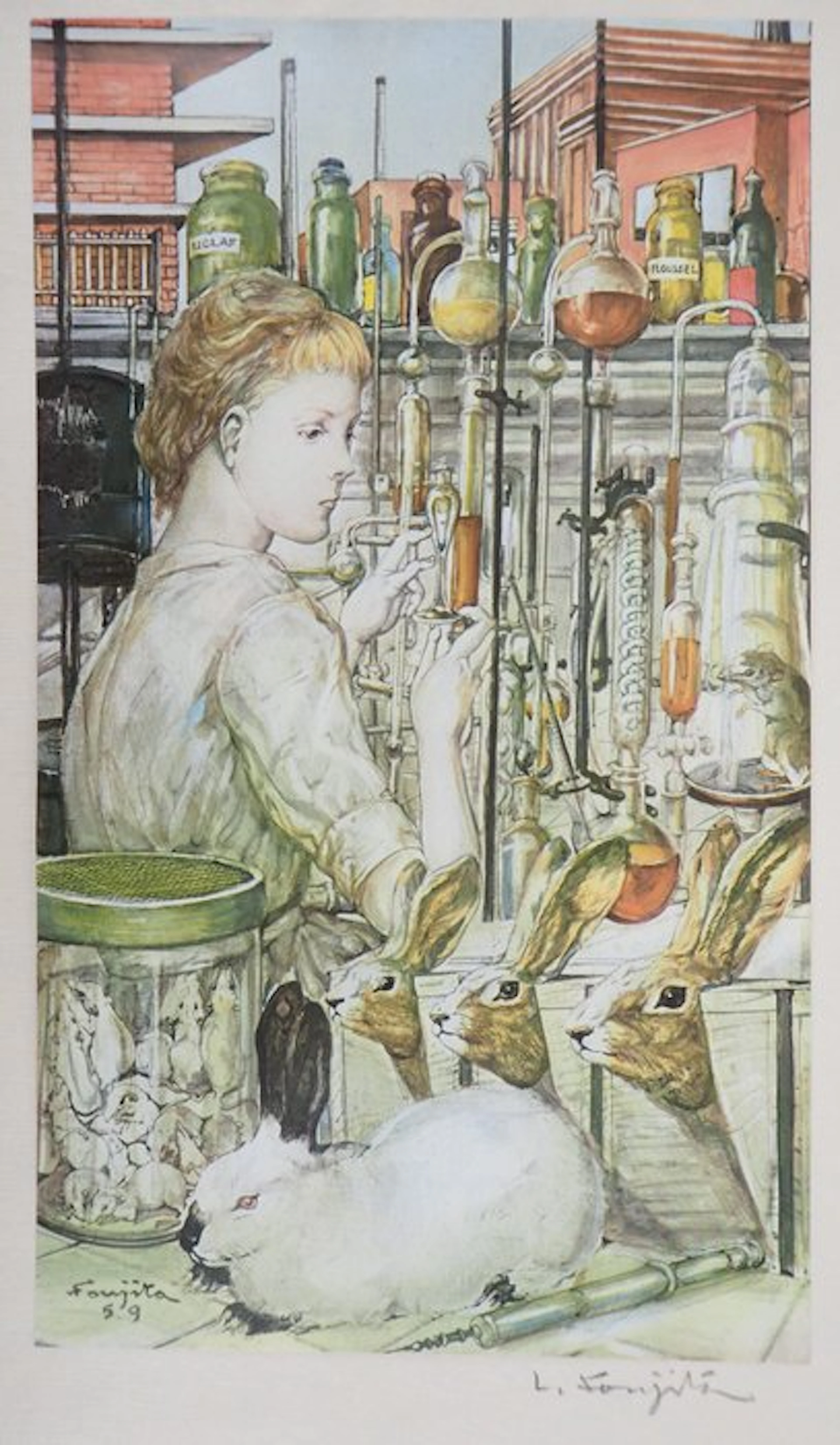 Léonard Tsuguharu Foujita (1886-1978) - Jeune vétérinaire