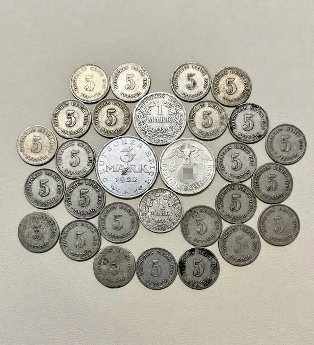 Germany. 25 x 5 Pfennig