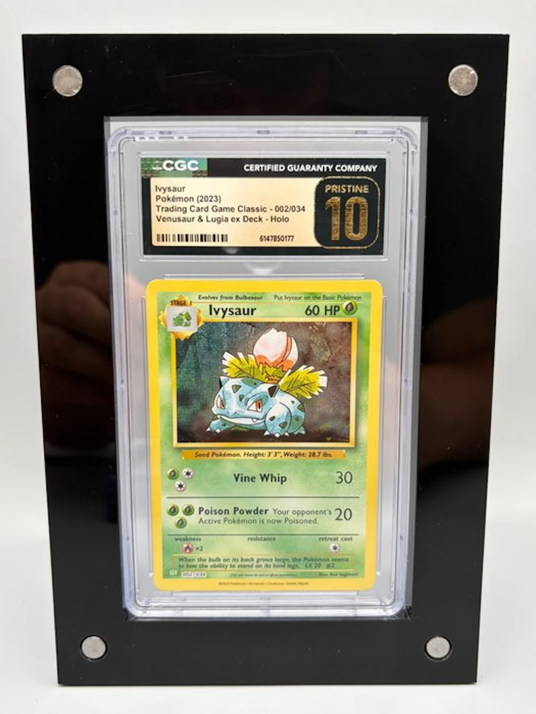 Pokémon Graded card - Ivysaur Holo - CGC Pristine 10