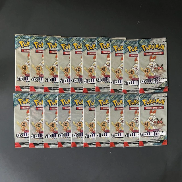 Pokémon - 20 Booster pack - 20x Stellar Crown fun pack booster