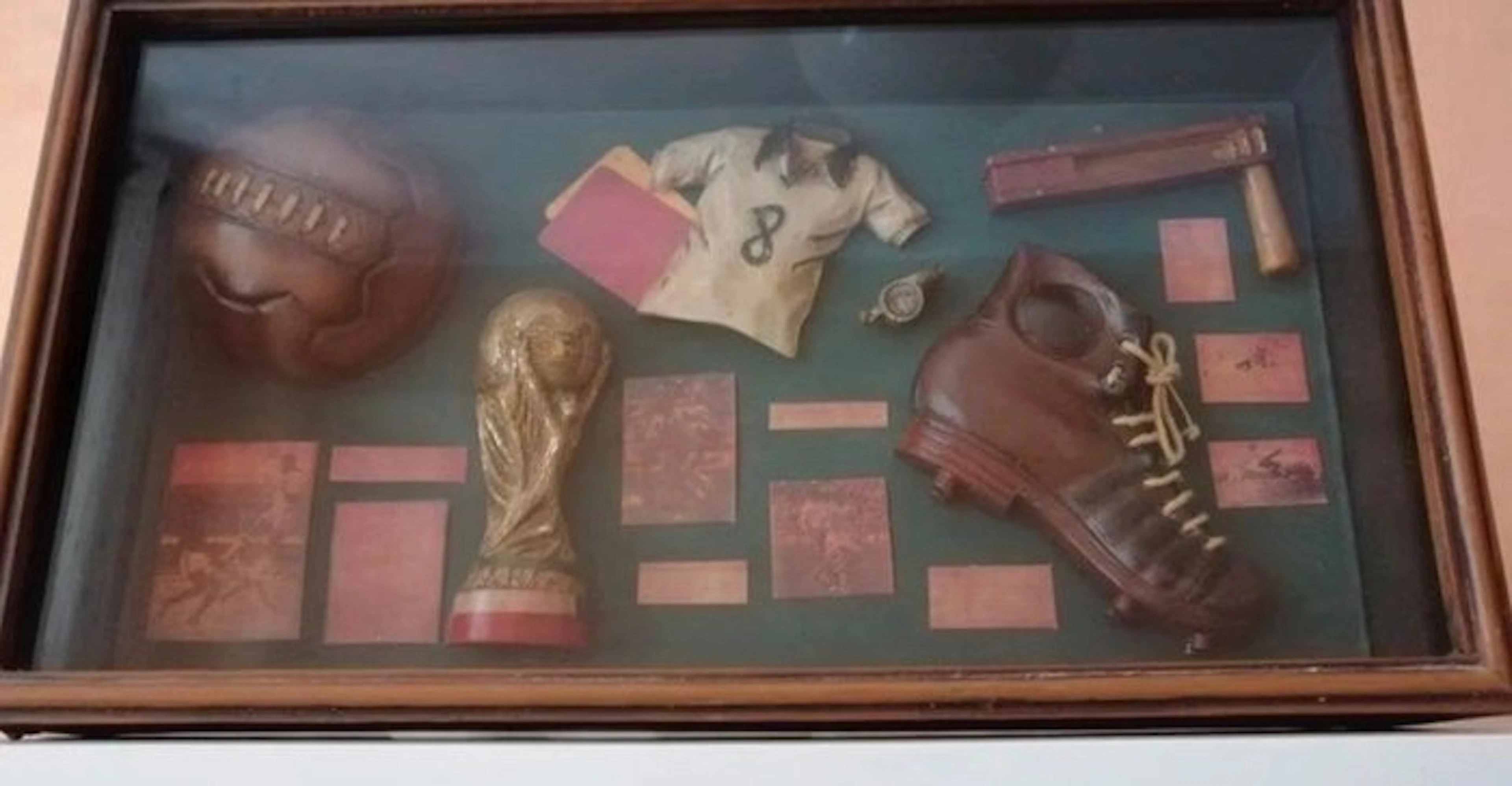 shadow box, soccer