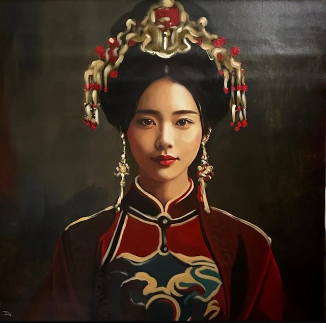 TA Duy Tung (1961) - Regard impérial ↑120 →120 cm