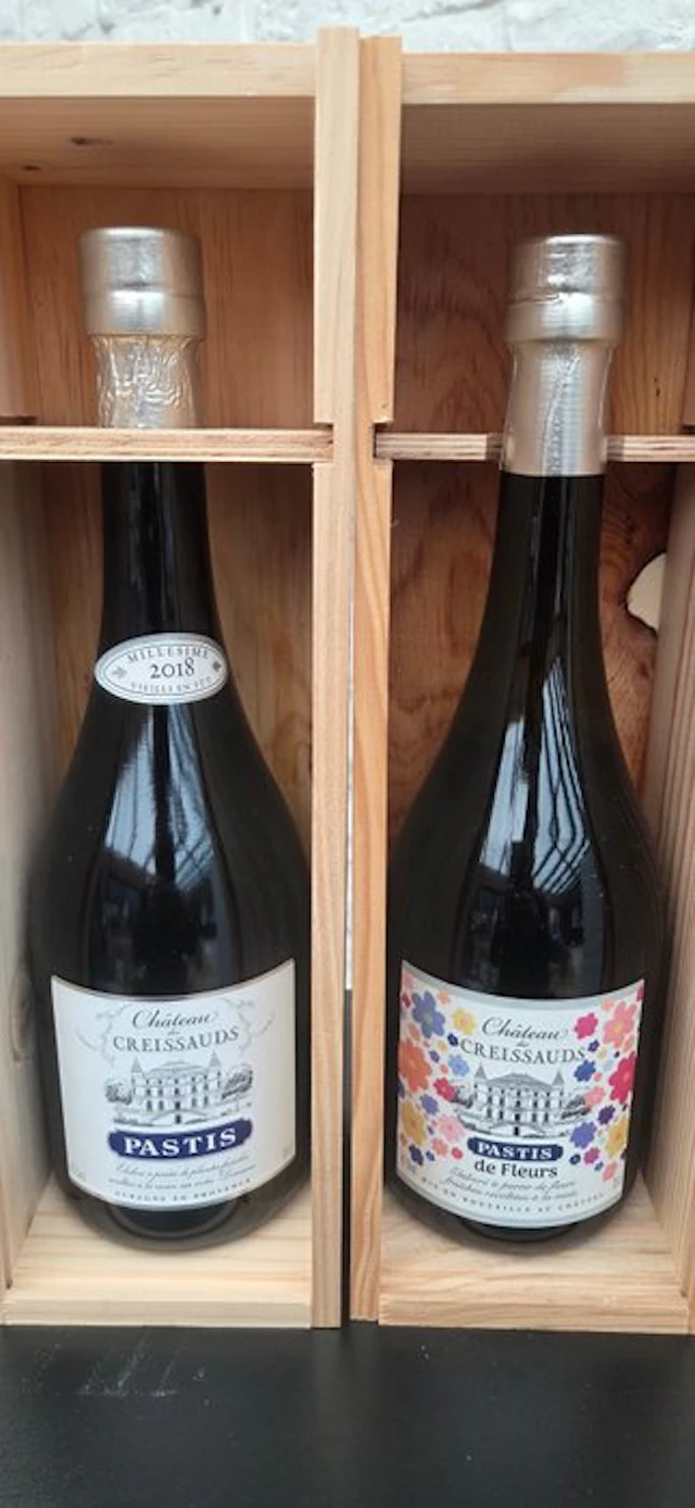 Chateau Creissauds - Pastis 2018 + Pastis de Fleurs - 70cl - 2 bottles