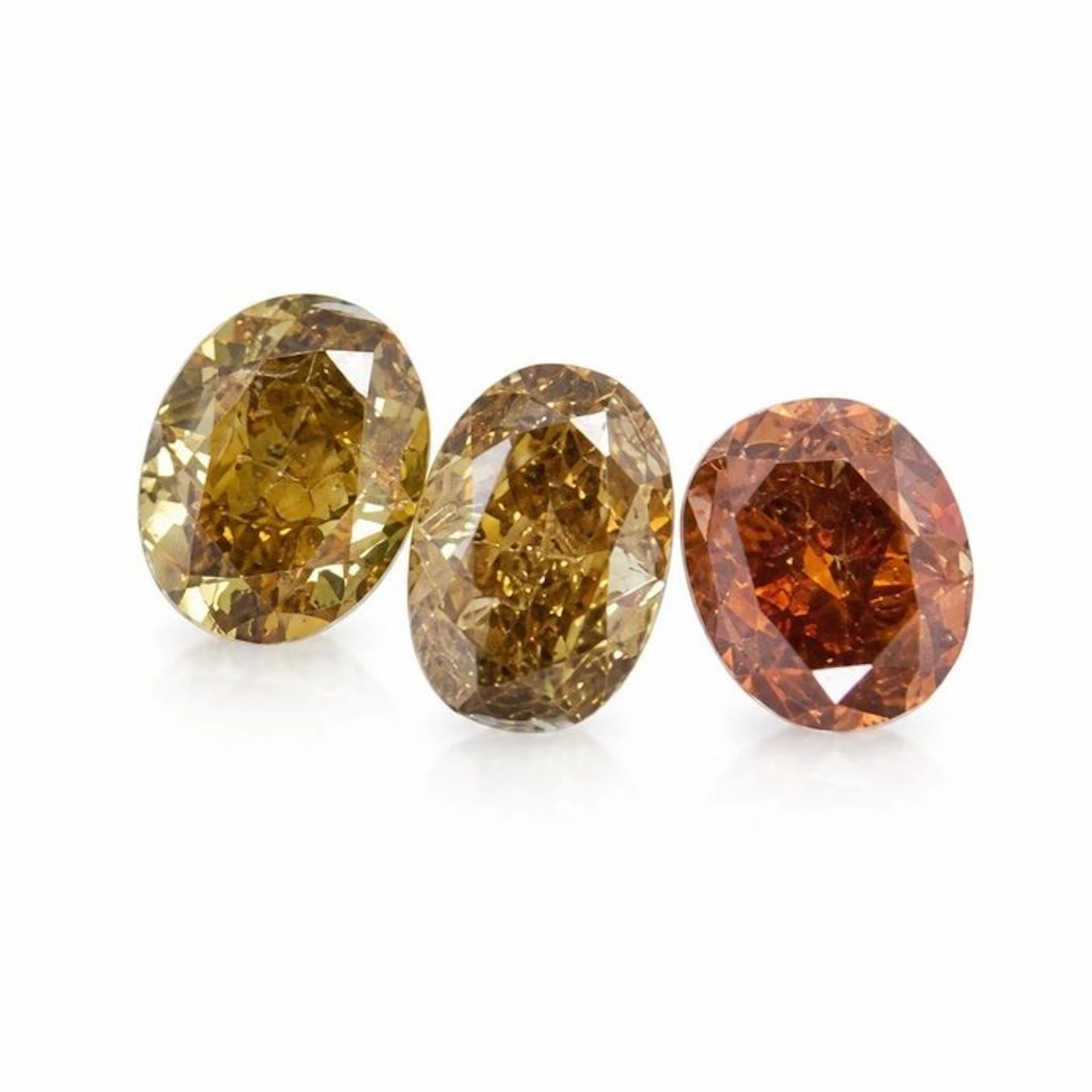 No reserve price - 3 pcs Diamond (Natural) - 0.89 ct - Oval - VS1