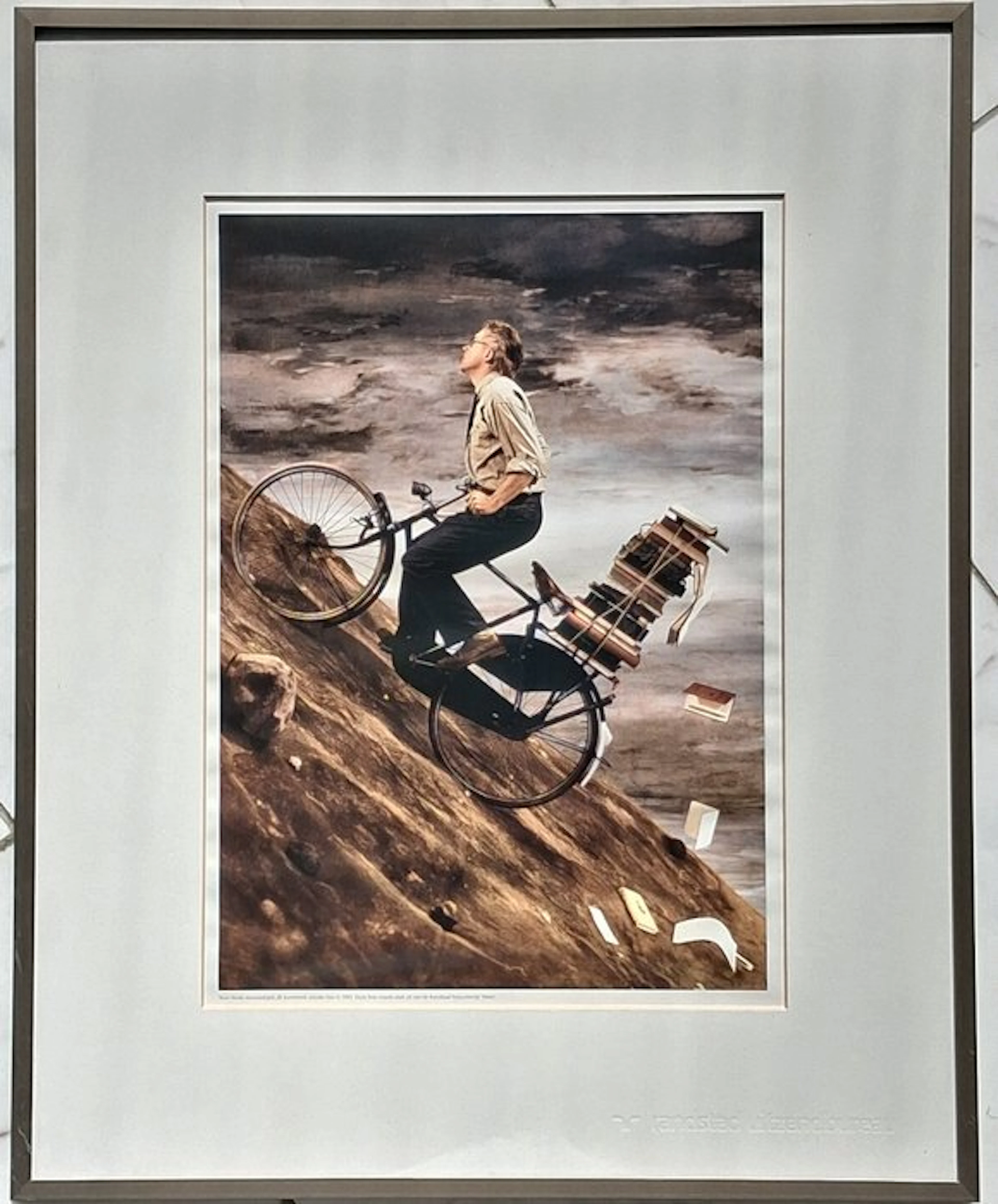 Teun Hocks (1947-2022) - Man on a Bicycle