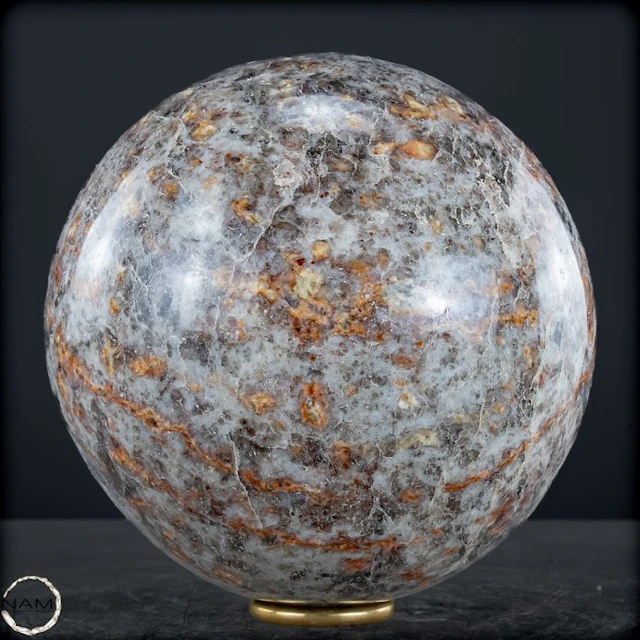 Red cordierite sphere – Expressive beauty of nature Sphere- 2080.71 g