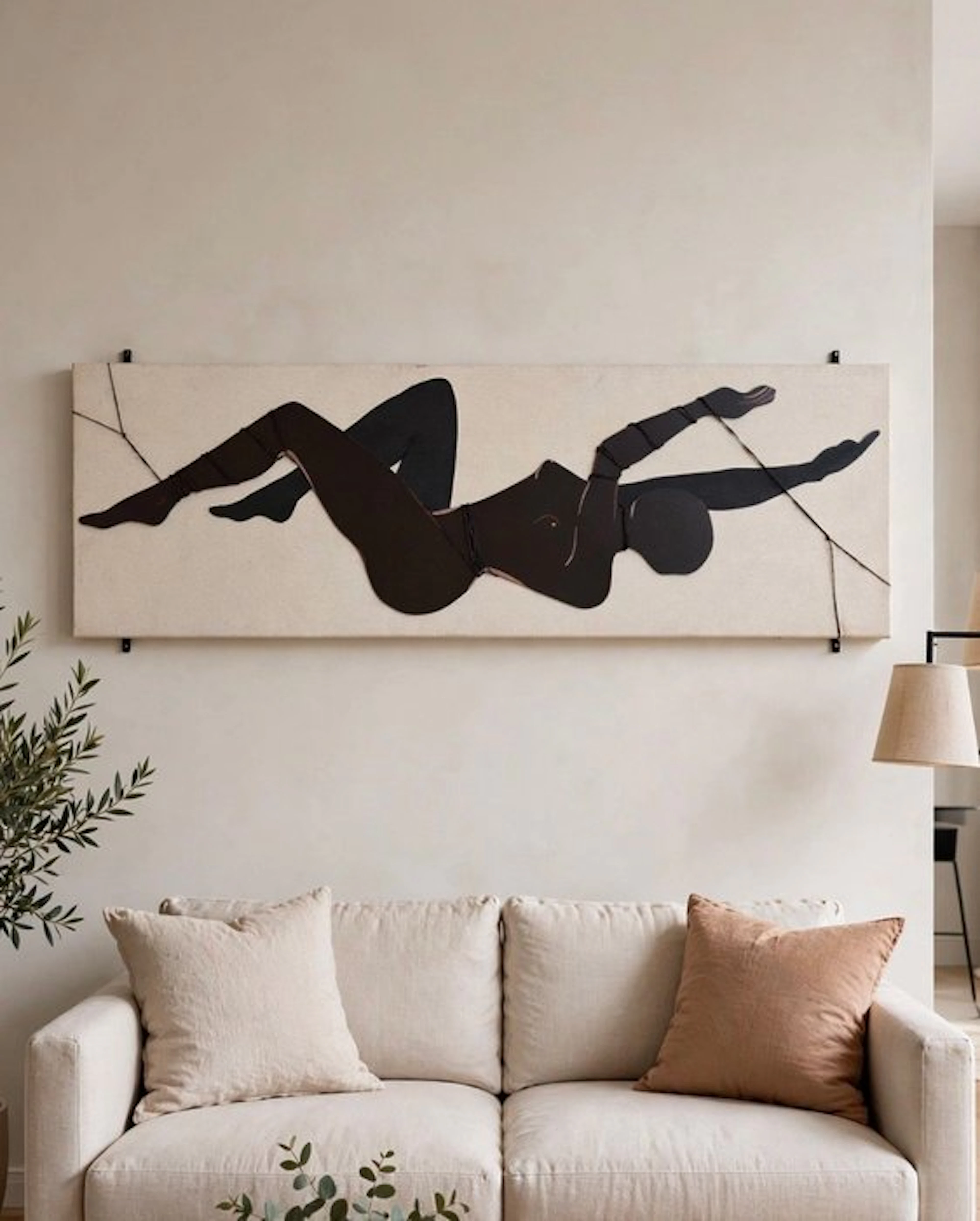 Wall decoration - Pintdecor - Italy - Silhouette's Shibari