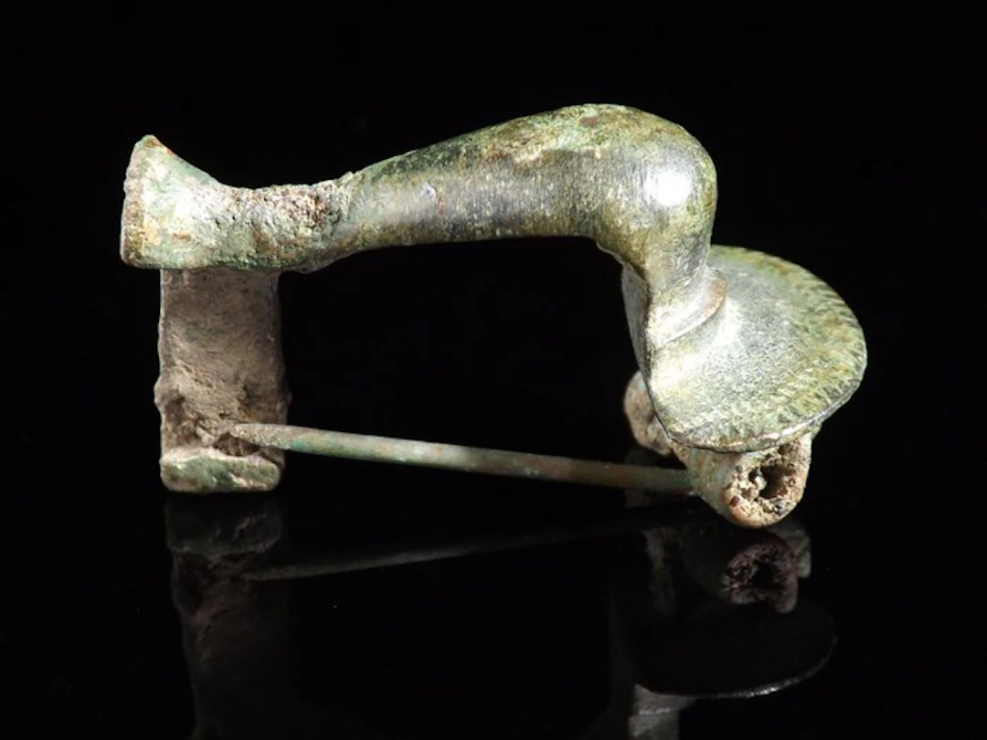 Ancient Roman Roman Empire – Ancient Bronze Fibula (Brooch) – c