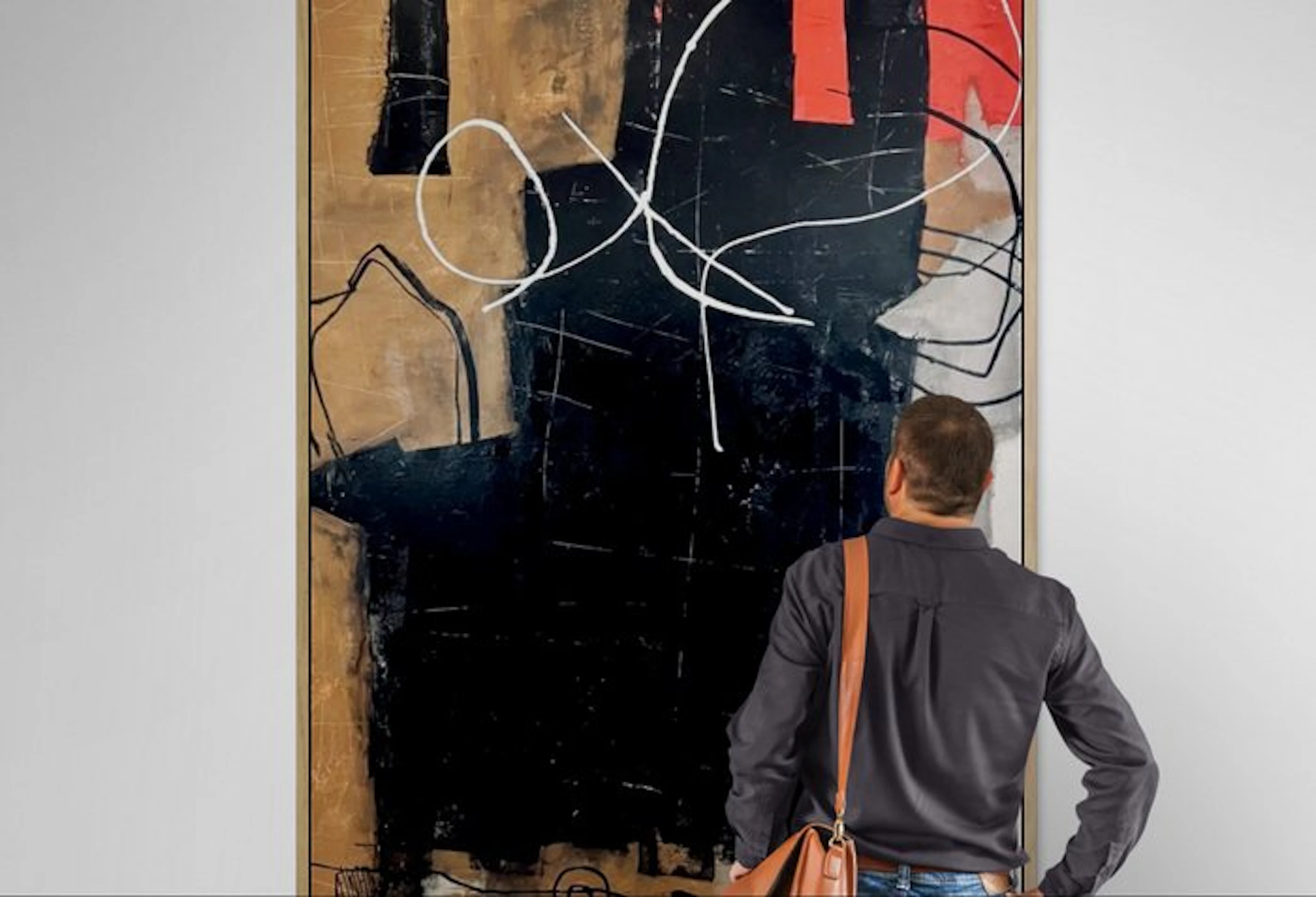Jane Grieco - Le Langage du Silence - Tableau, unique, format XXL.