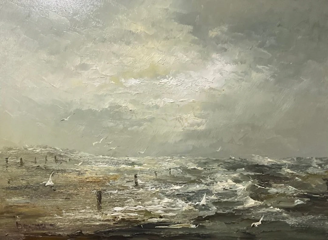 John Bevort (1917-1996) - Strandgezicht (Paletmes)