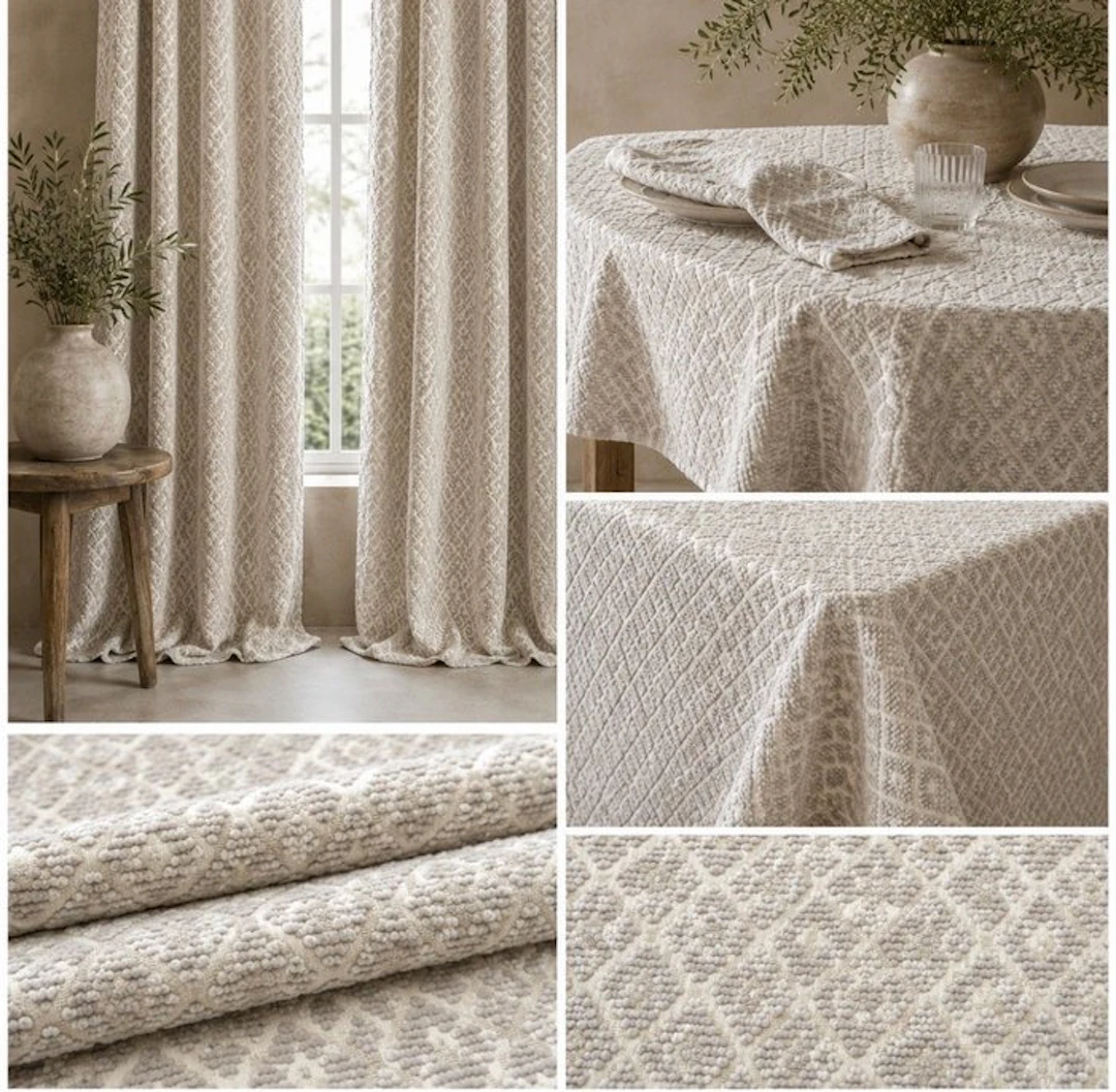 PIQUE ' - 1535★ Splendid jacquard upholstery fabric with...