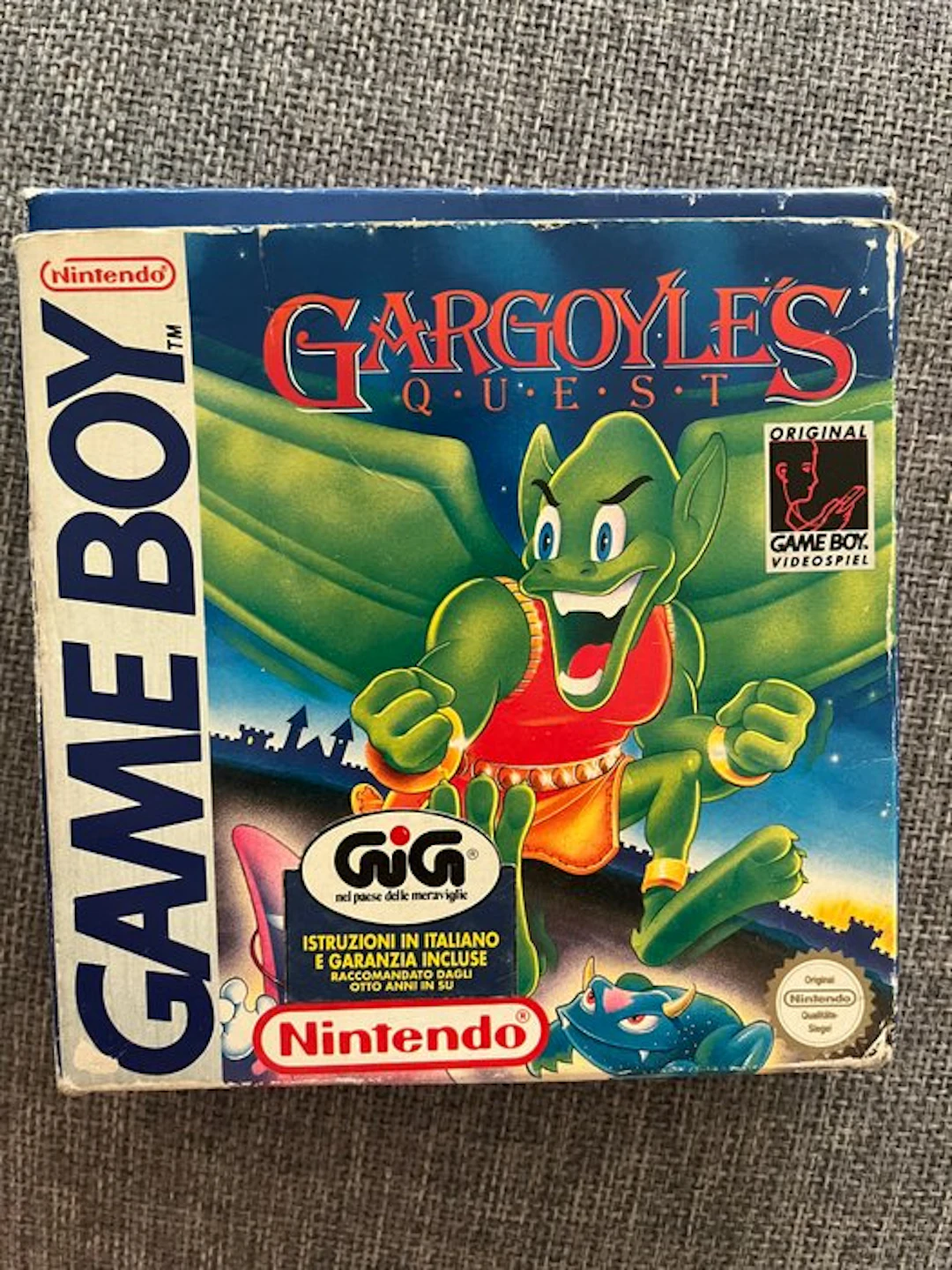 Nintendo - Gameboy Classic - Gargoyle's Quest - Video game - In original box
