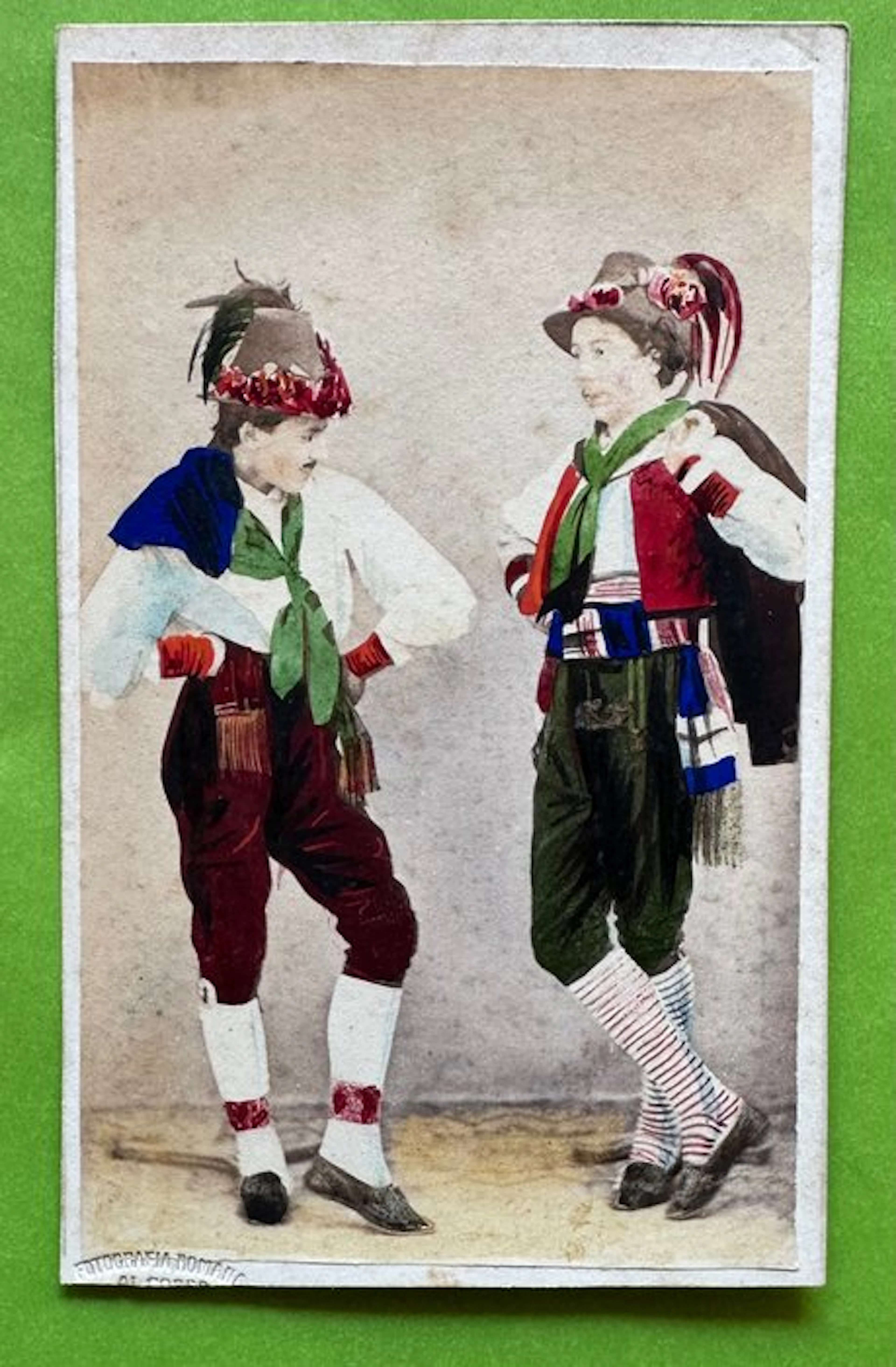 Fotografia Romana - Roma Costumi Romani - Coppia di...