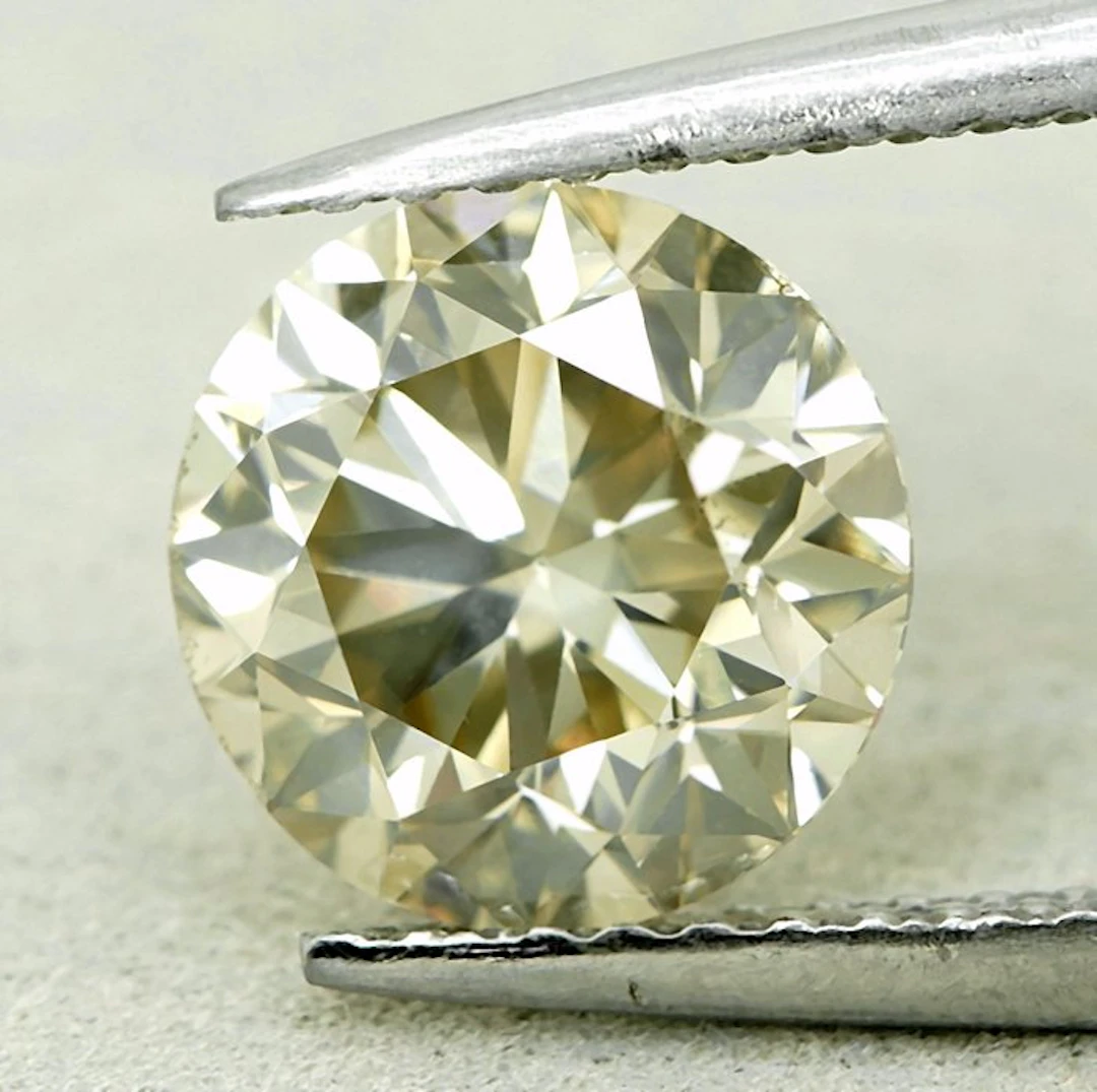 1 pcs Diamond (Natural) - 2.03 ct - Round - SI2 - Gem...
