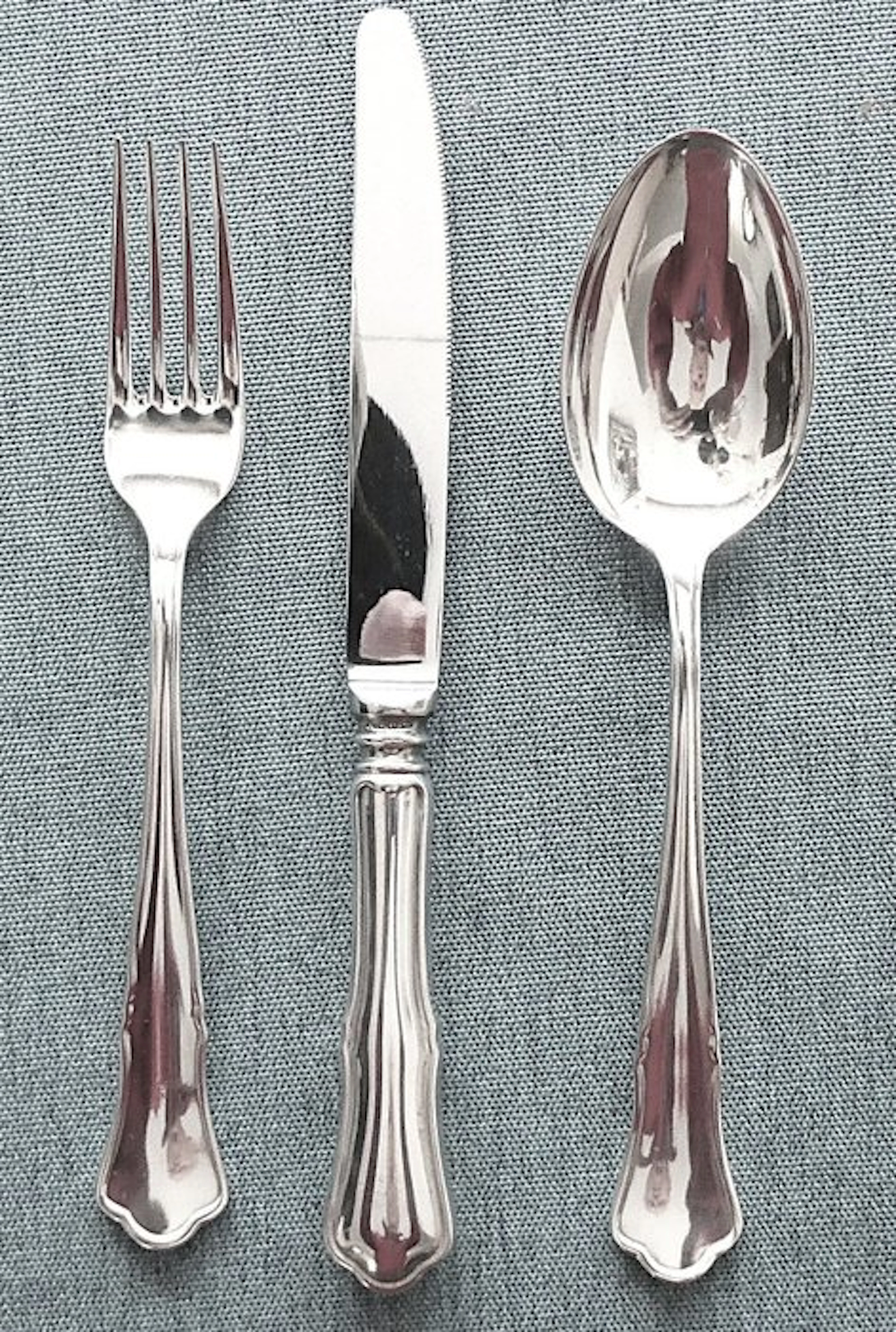 Robbe & Berking - Cutlery set - Alt-Chippendale - .925...