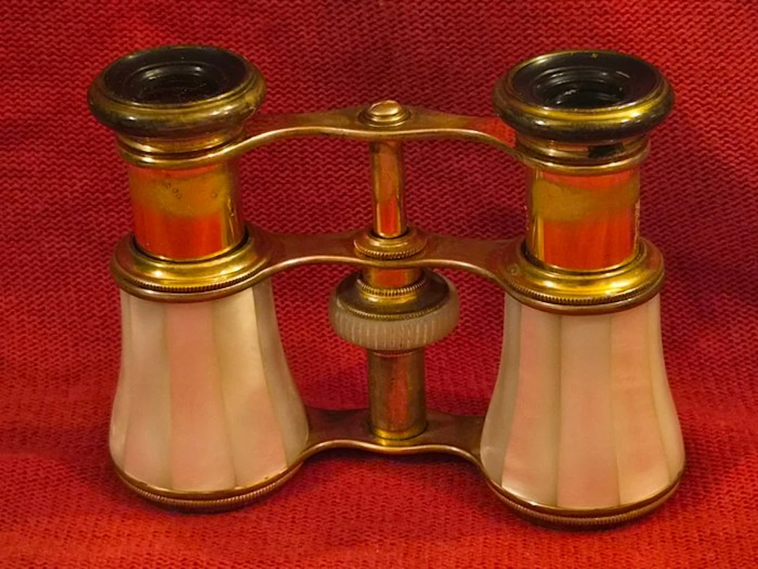 Zoom binoculars - Signiert-Belle Epoche - 1880-1910 - France - Iris