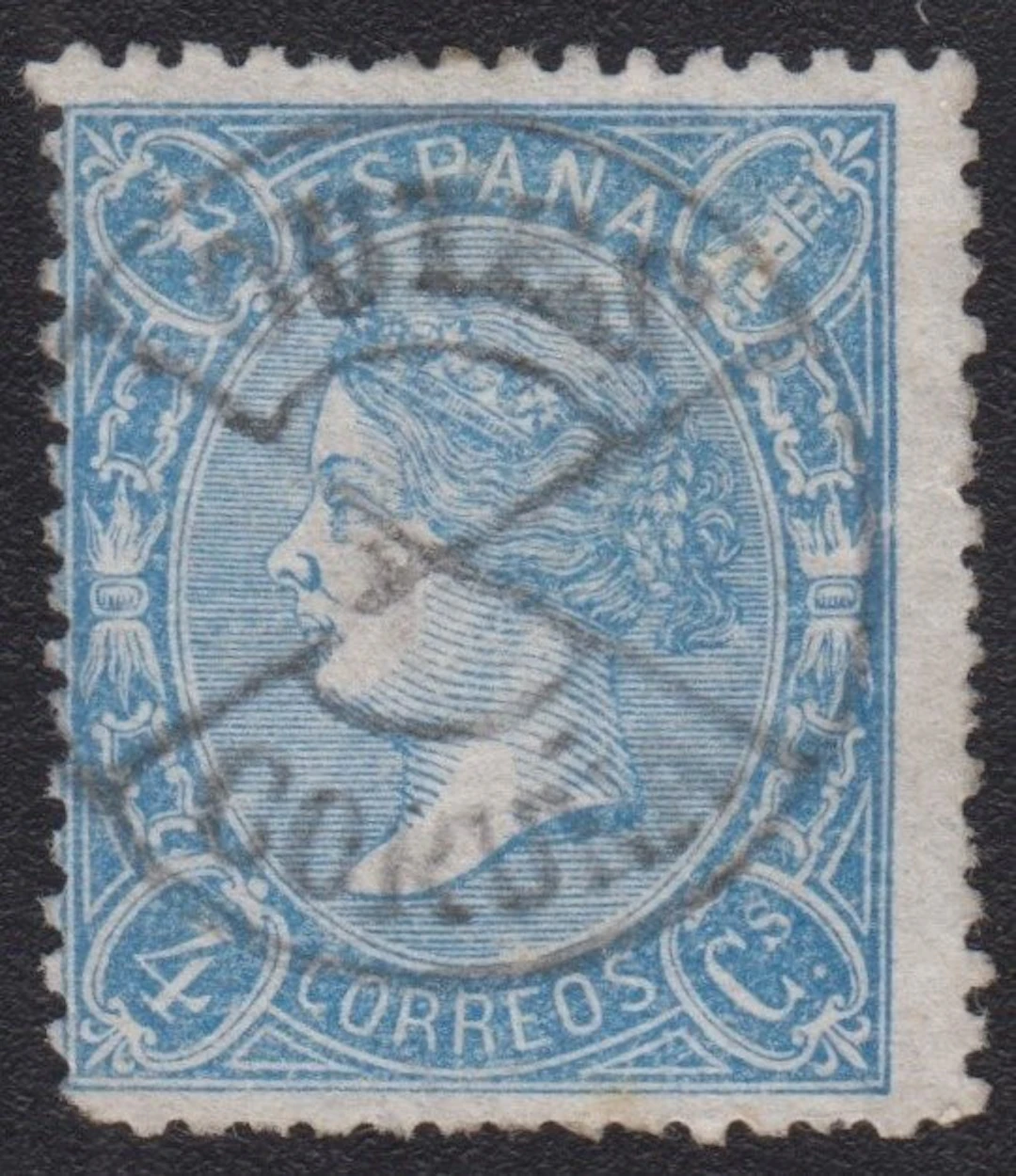 Spain 1865 - Isabel II