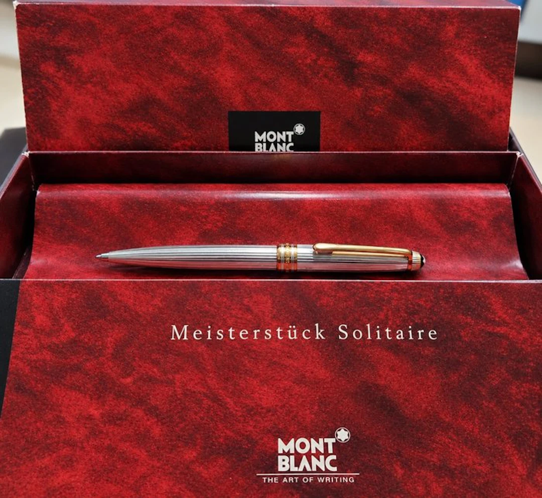 Montblanc - Meisterstück Solitaire Argent Massif 925 - Roller ball pen