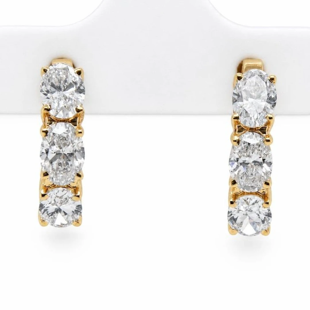 No reserve price - Earrings - 14 kt