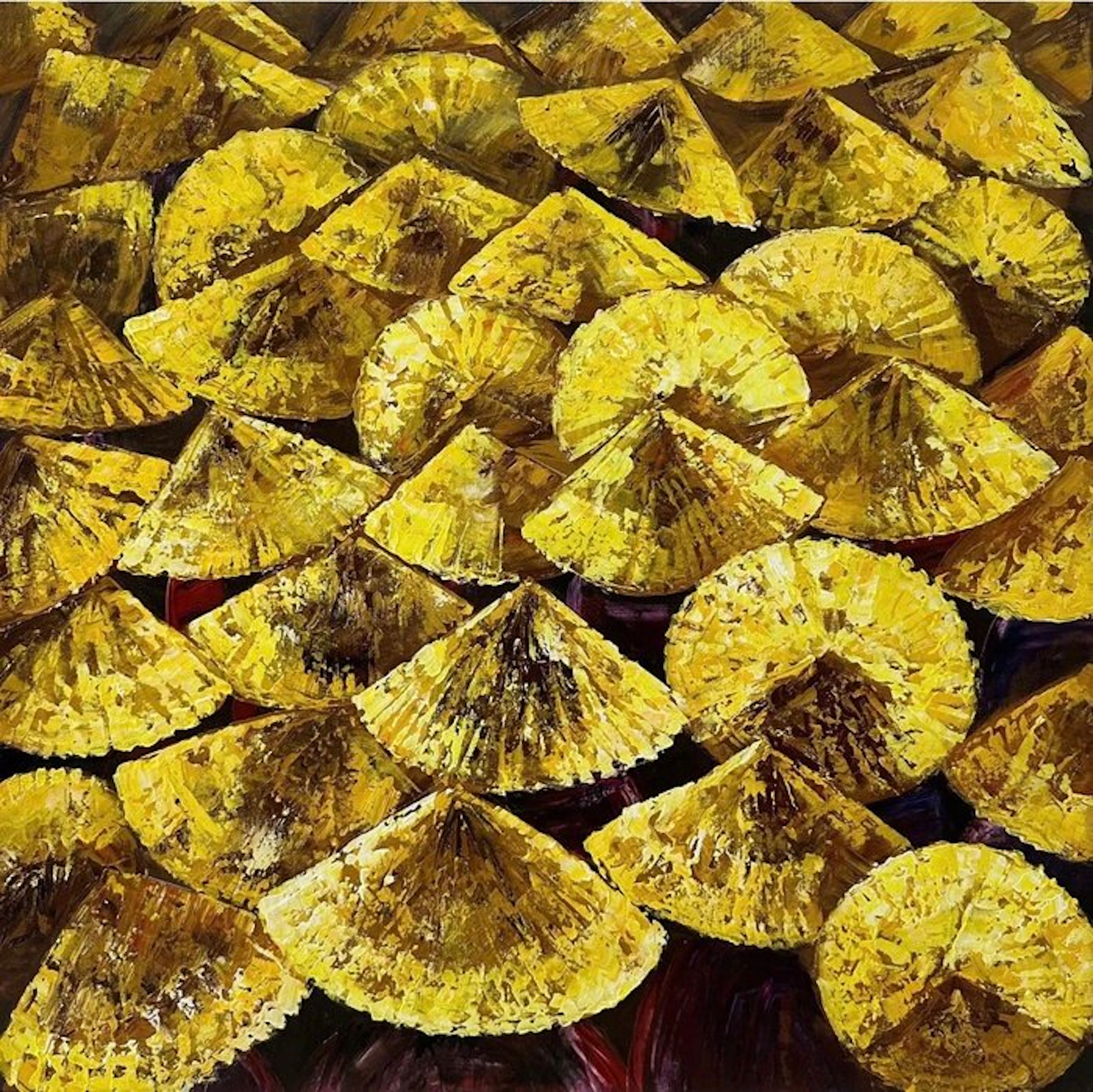 Nguyen Robert - Les Chapeaux du Soleil ↑80 →80 cm → No Reserve ✓