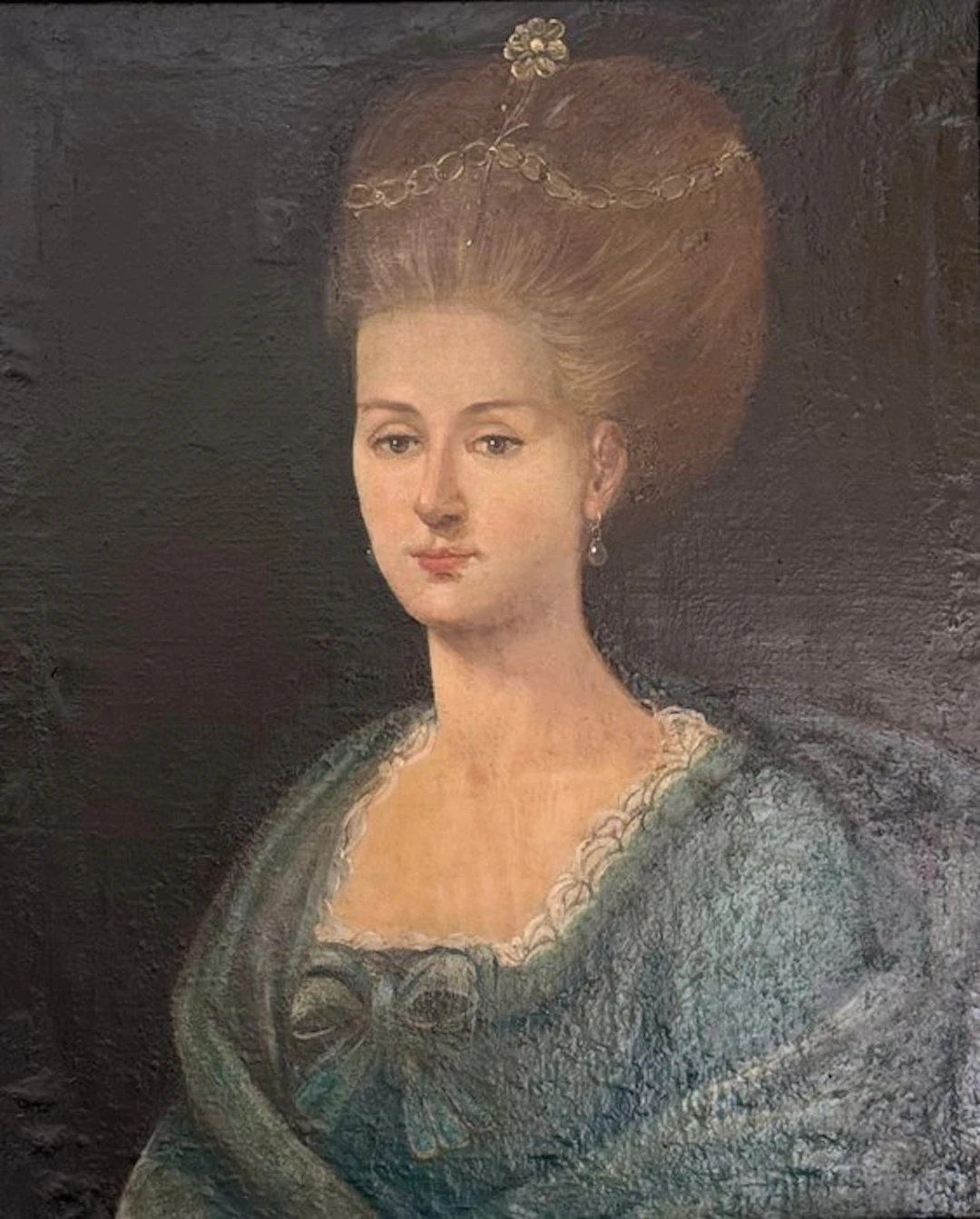 French school (XVIII) - Grande ritratto di Gabrielle de Teste (Avignone)