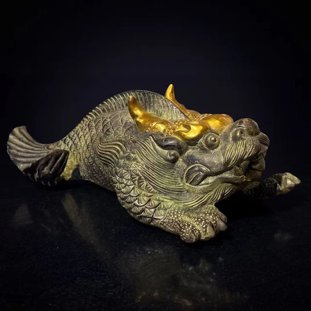 Drakenvis Chiwen/Aoyu - Bronze - China (No reserve price)
