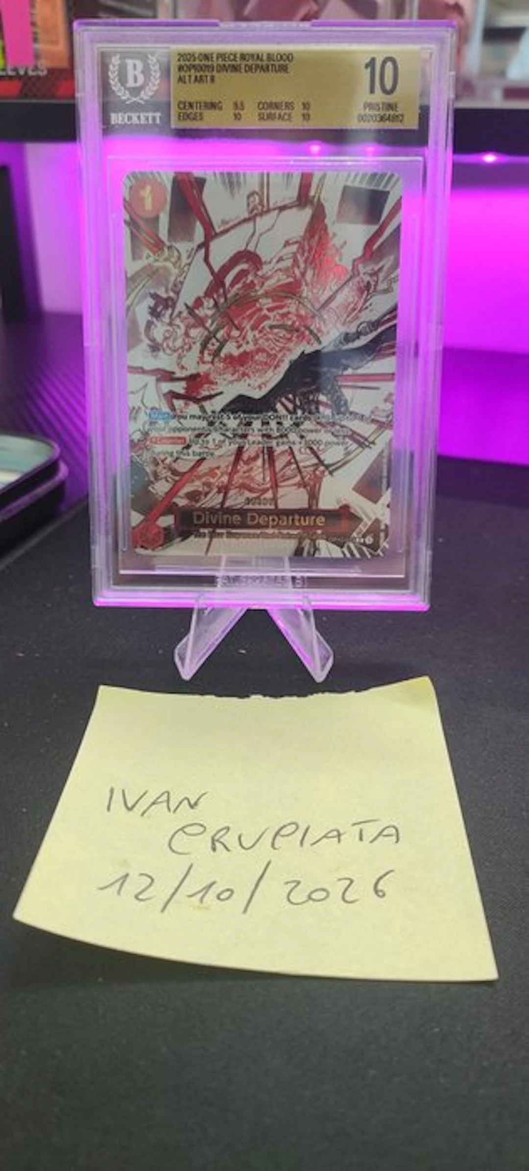 Bandai - 1 Graded card - One Piece #OP10-019 Alternate art - Beckett 10