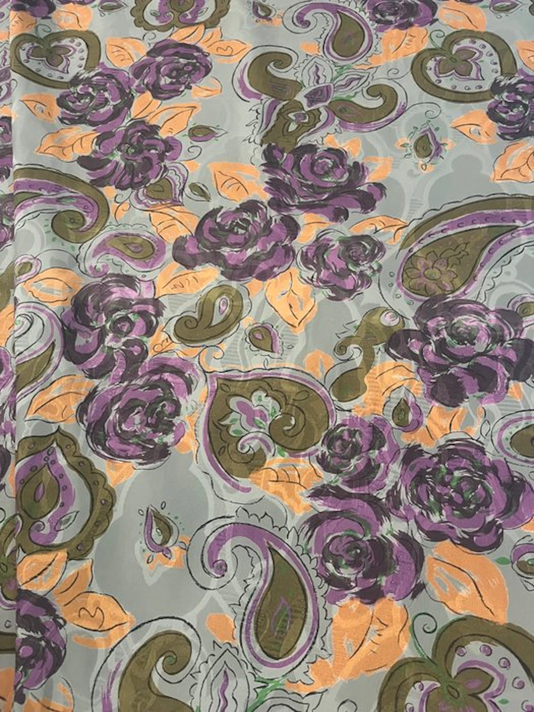 Wonderful floral fabric in wax style Made in Italy - Textile - 600 cm - 150 cm