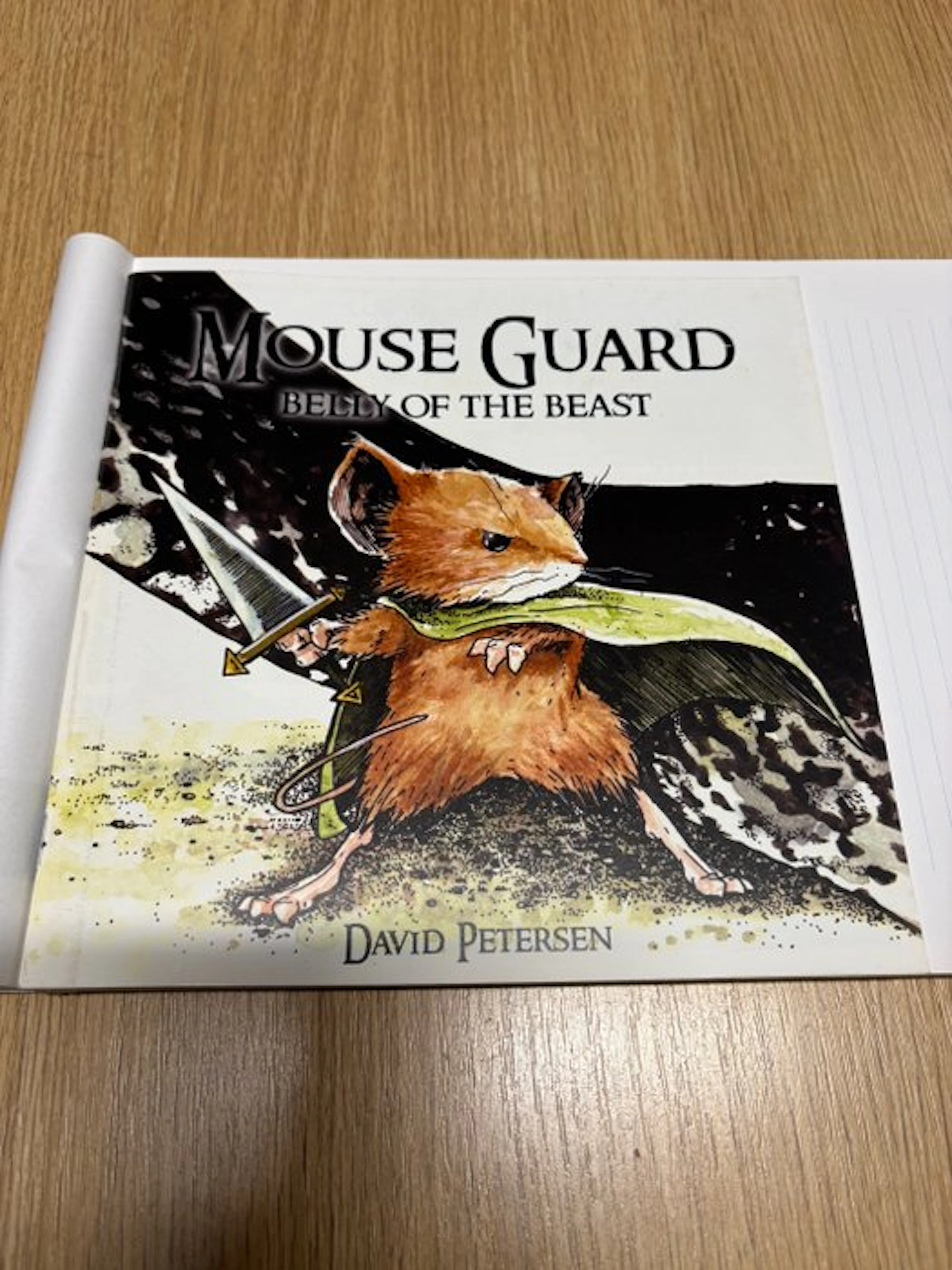 Mouse Guard Issue One of Six - Mouse Guard Belly of the...