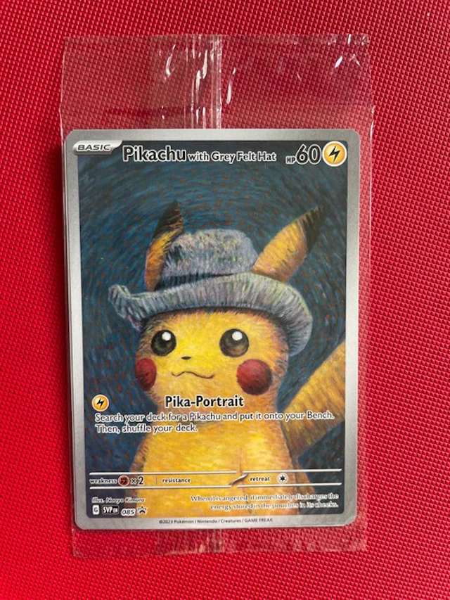 Pokémon - 1 Card - Pikachu with Grey Felt Hat 085 Promo card, Foil