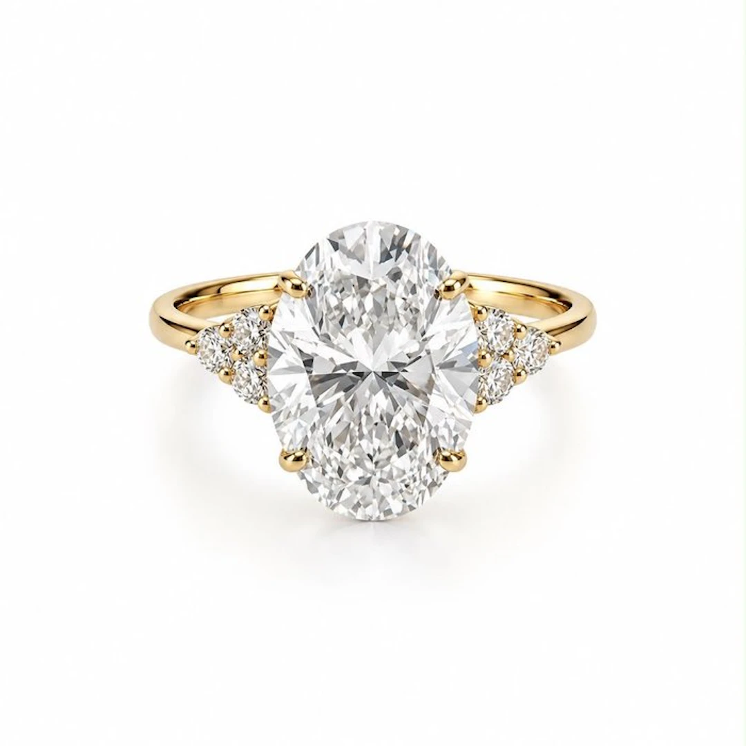 No reserve price - Ring - 14 kt